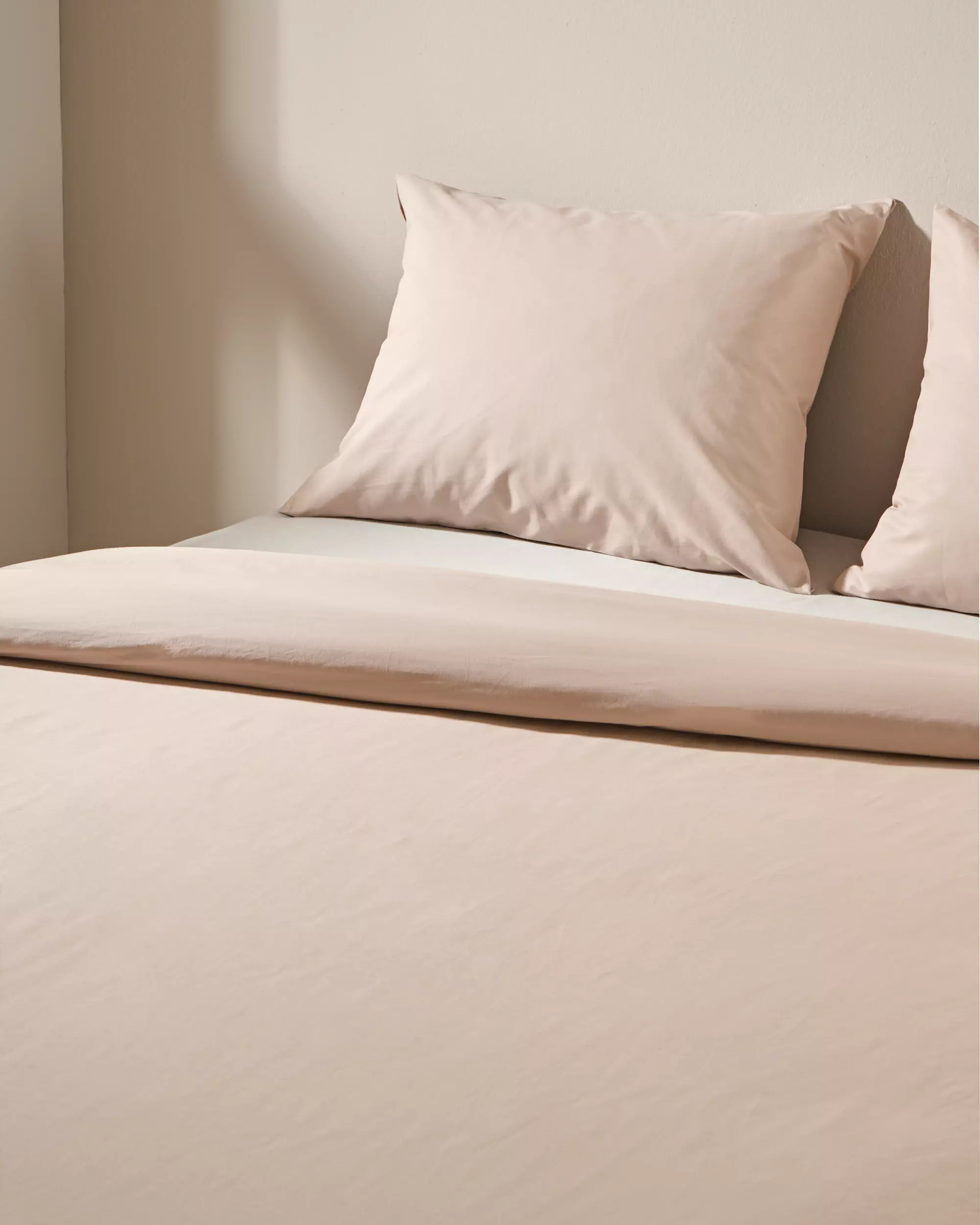 Bettbezug, 140x200/220 cm, weiche Baumwolle, taupe