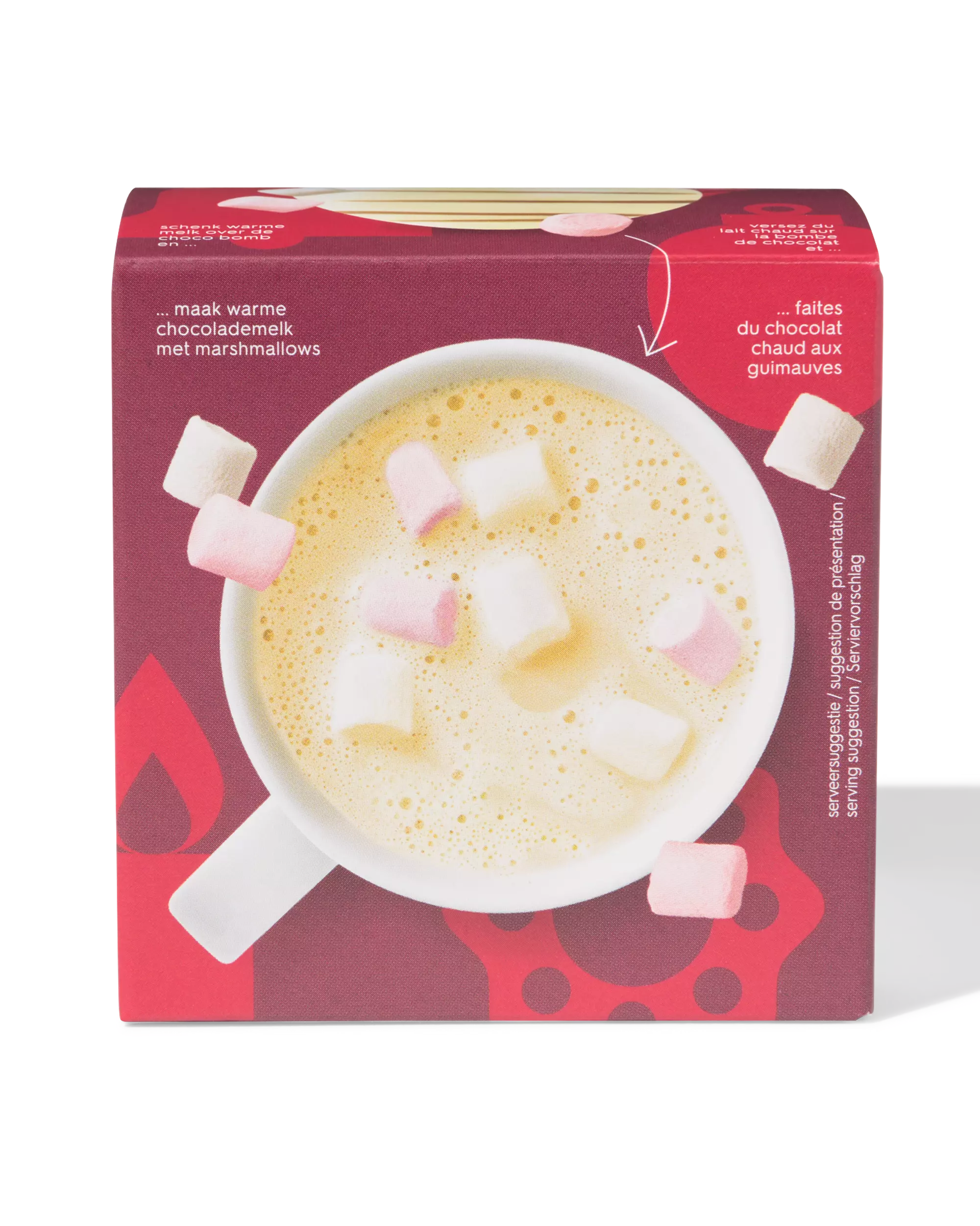 witte chocolade chocobomb chai met marshmallows 45g