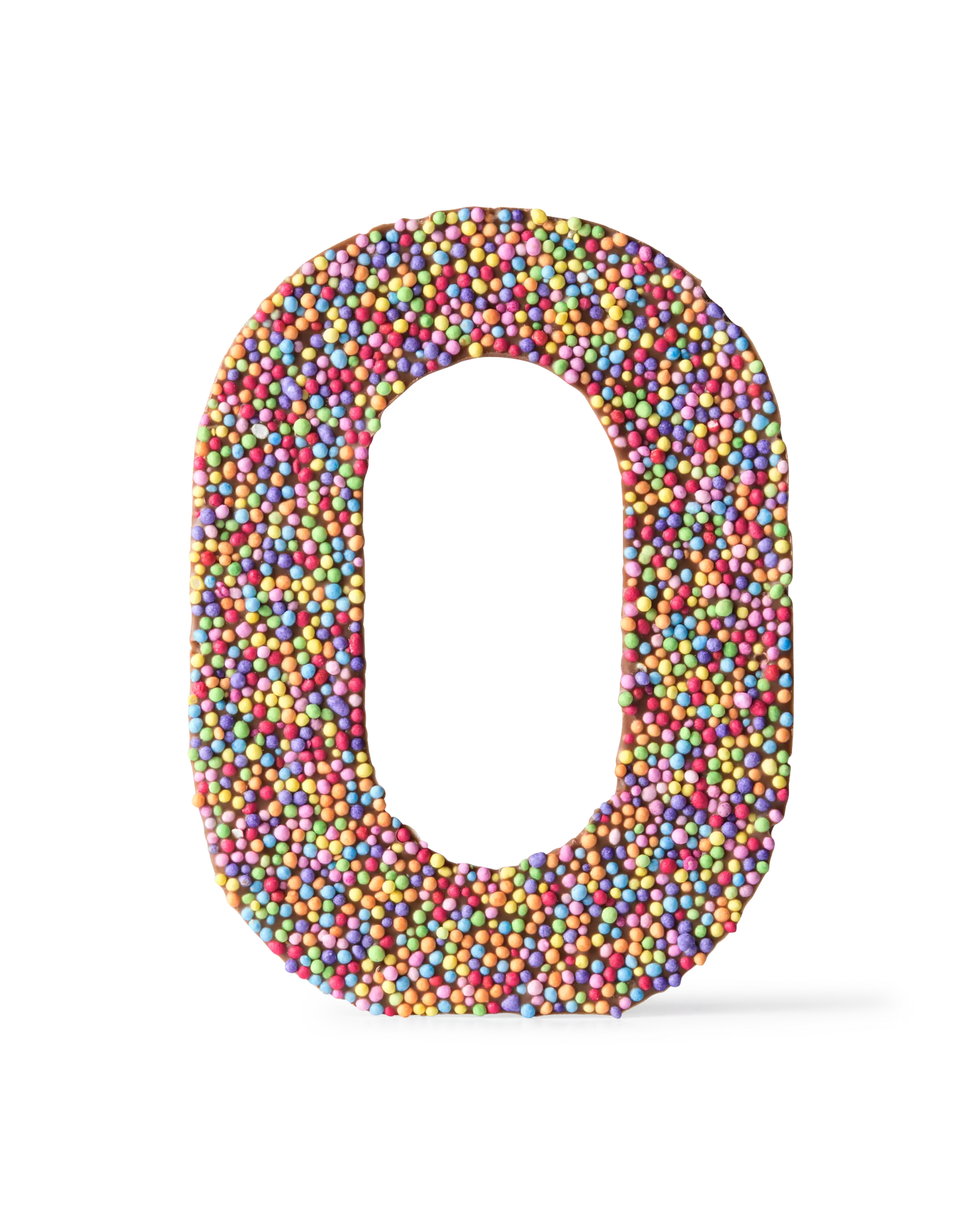 chiffre 0 en chocolat disco dip 65 g