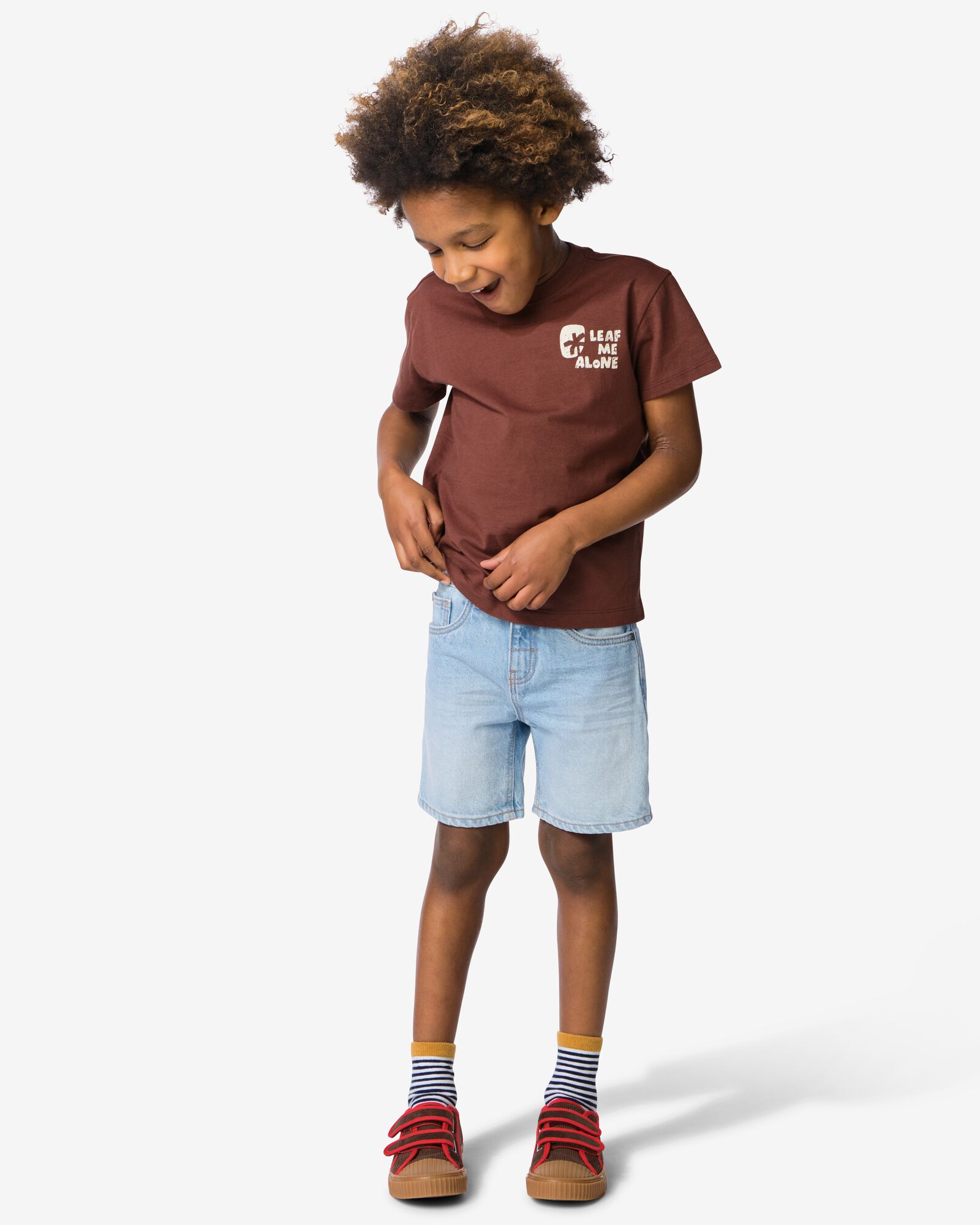 short enfant coupe droite bleu clair bleu clair - 30720304LIGHTBLUE - HEMA