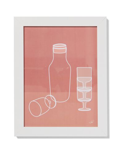 cadre photo bois 15x20 blanc 15 x 20 blanc - 13621033 - HEMA