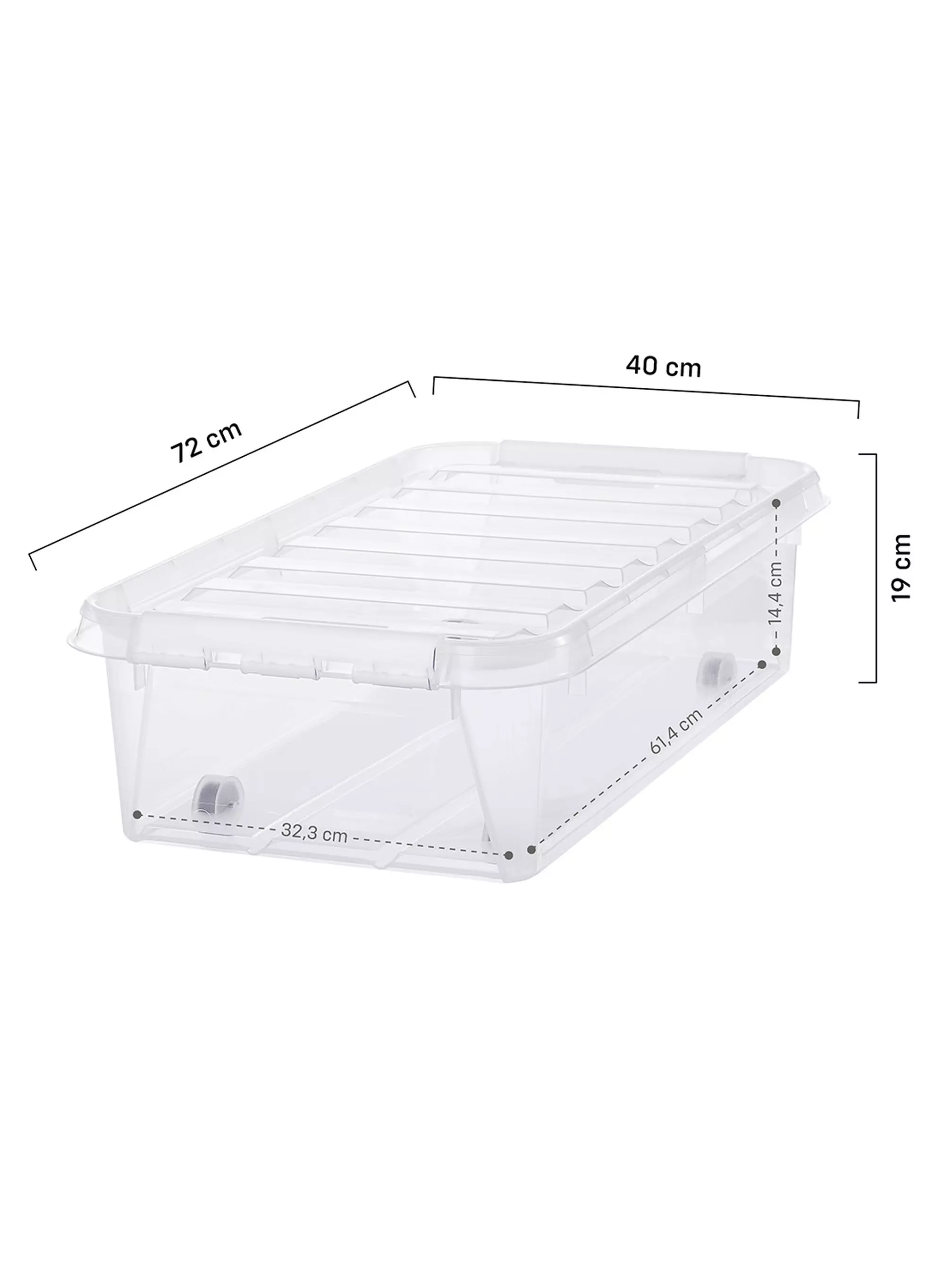 bedroller 31L Paris transparant 72x40x20