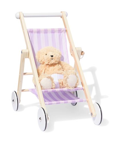 poppenbuggy 33x50x46cm hout - 15130472 - HEMA