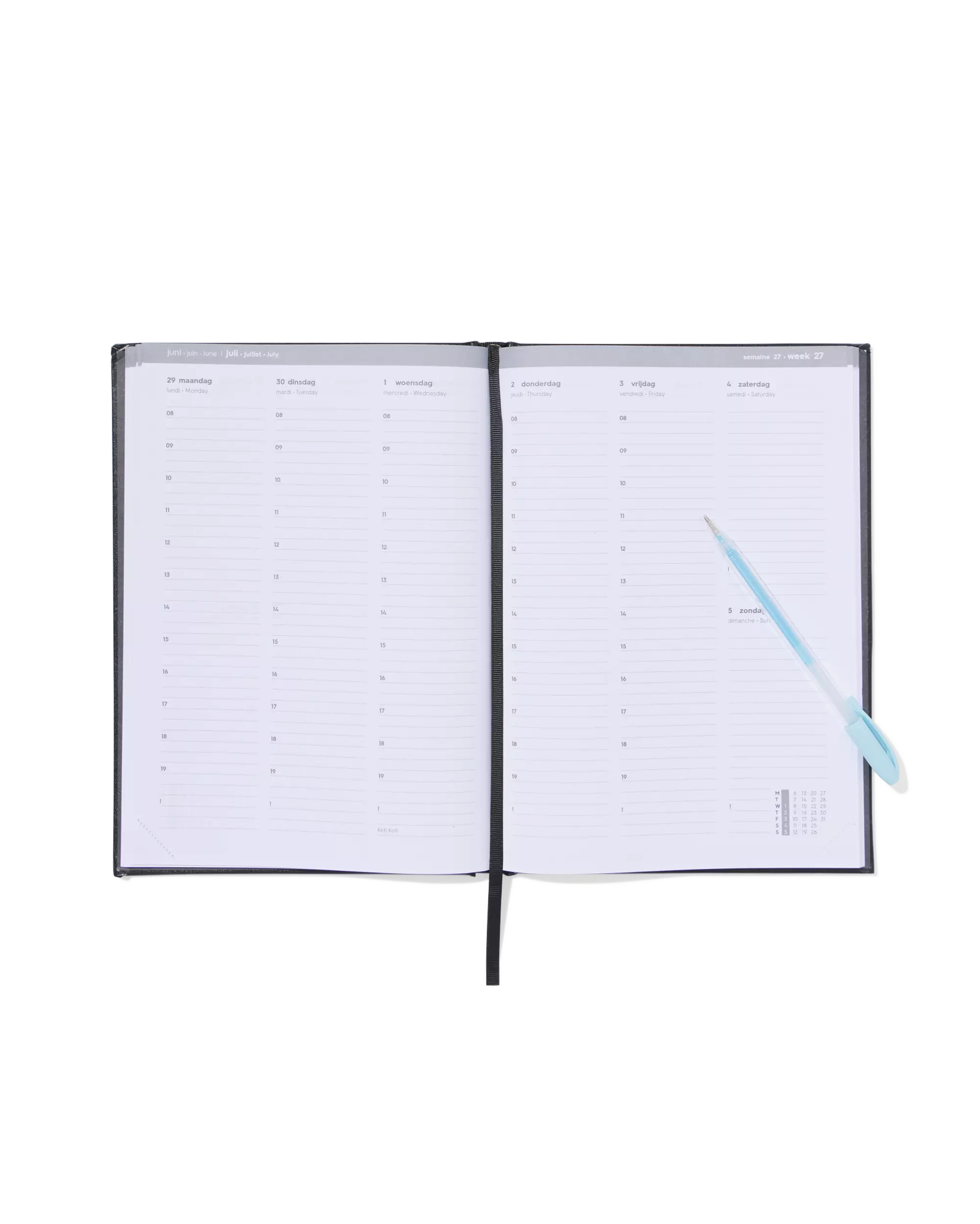 agenda 2026 17,5x24,7cm classique