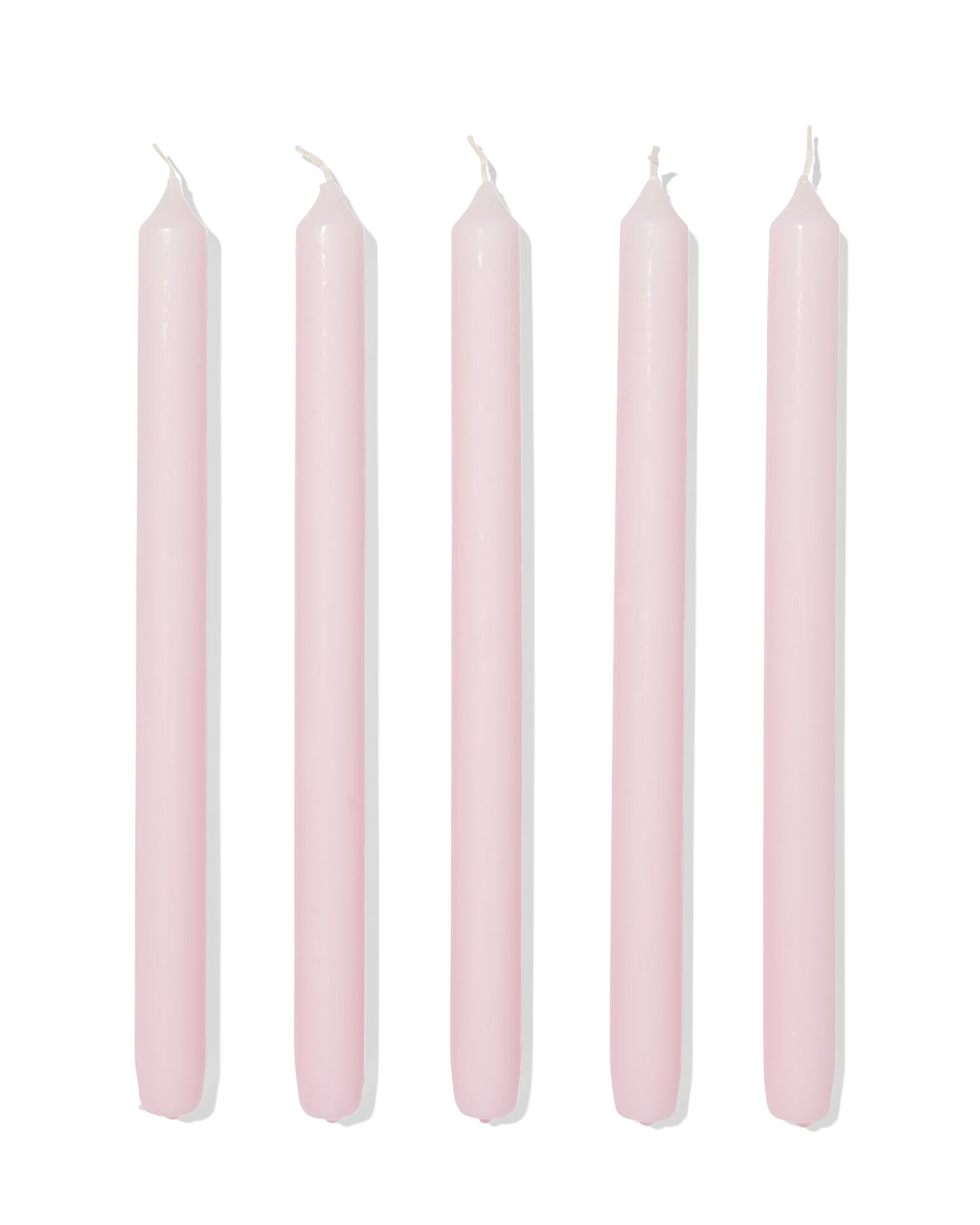 Lange Haushaltskerze, &Oslash; 2,2 &times; 29 cm, Hellrosa &ndash; 12 St&uuml;ck hellrosa 2,2 x 29 - 13504053 - HEMA