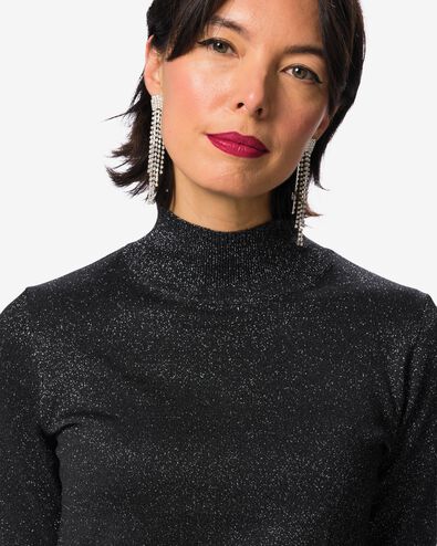 Damen-Pullover Lily, Glitter schwarz - 36255490BLACK - HEMA
