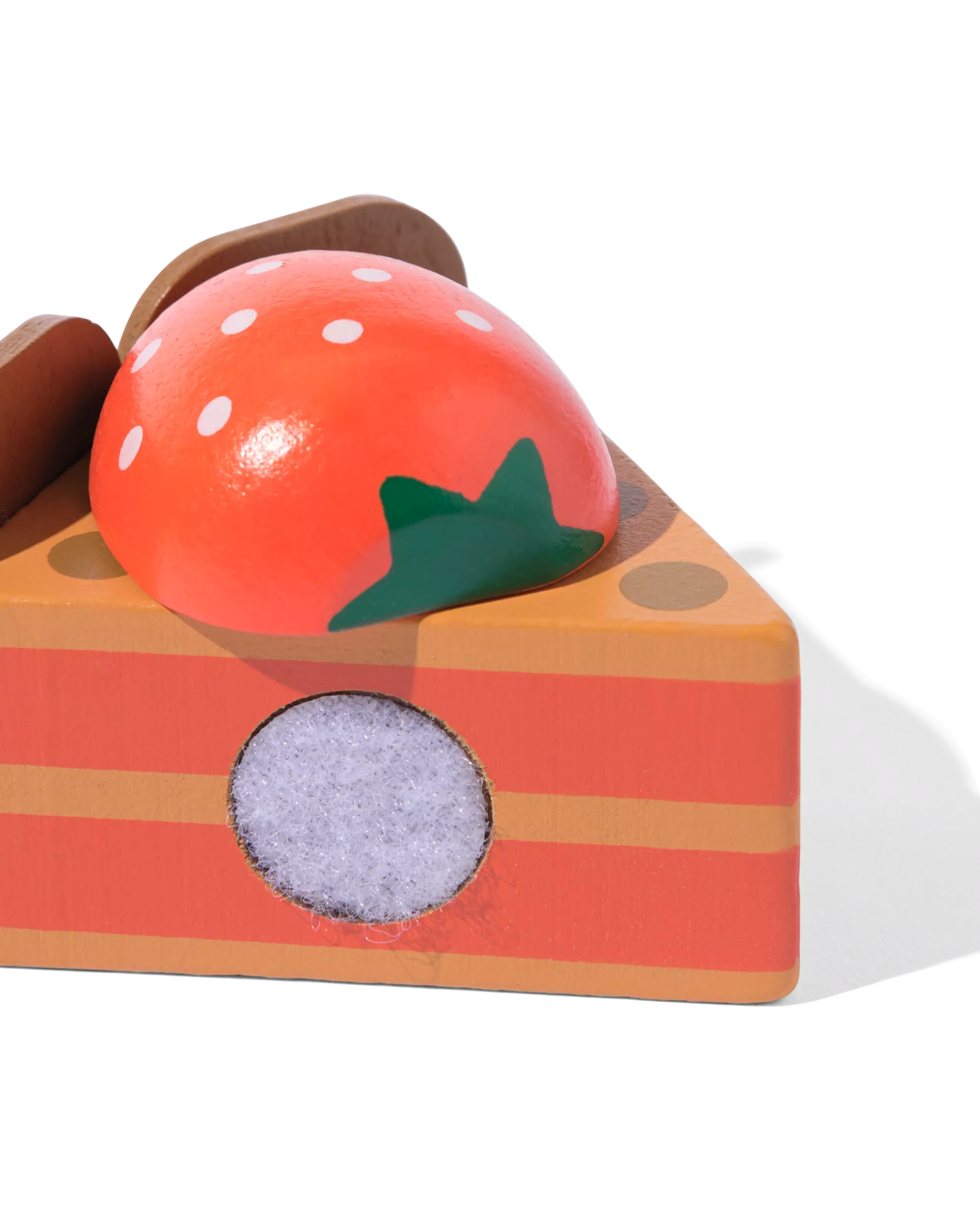gâteau au chocolat en bois