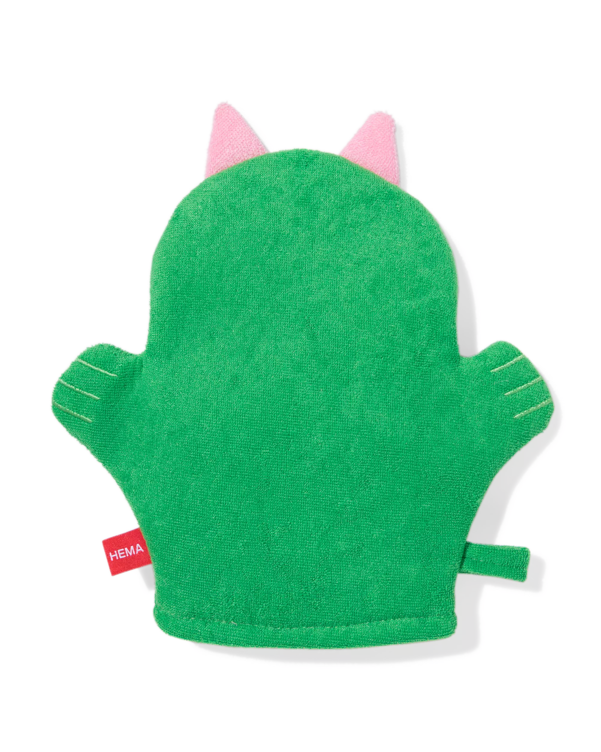 gant de toilette monstre vert 