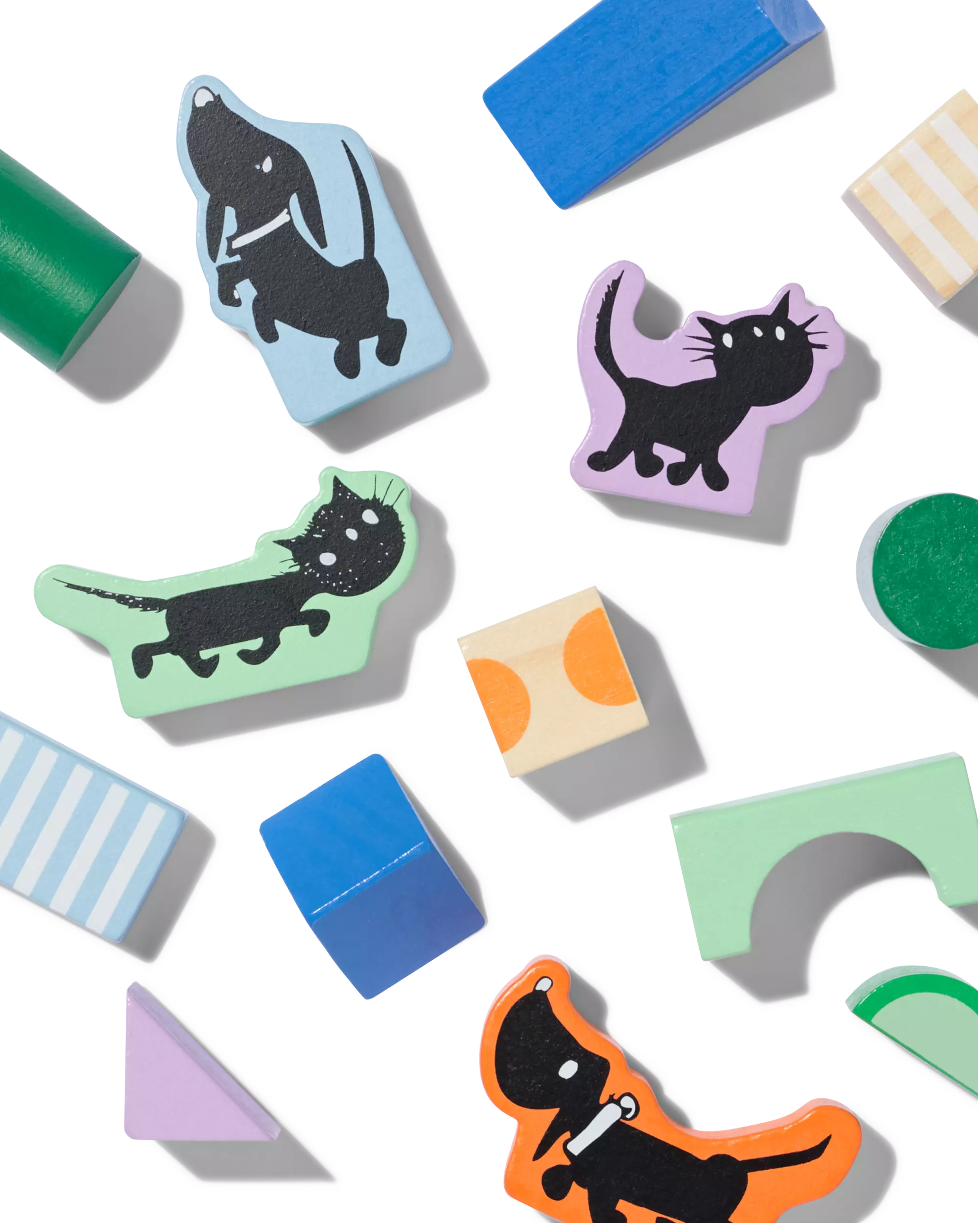 jeu de blocs en bois Takkie et Siepie 56 pièces