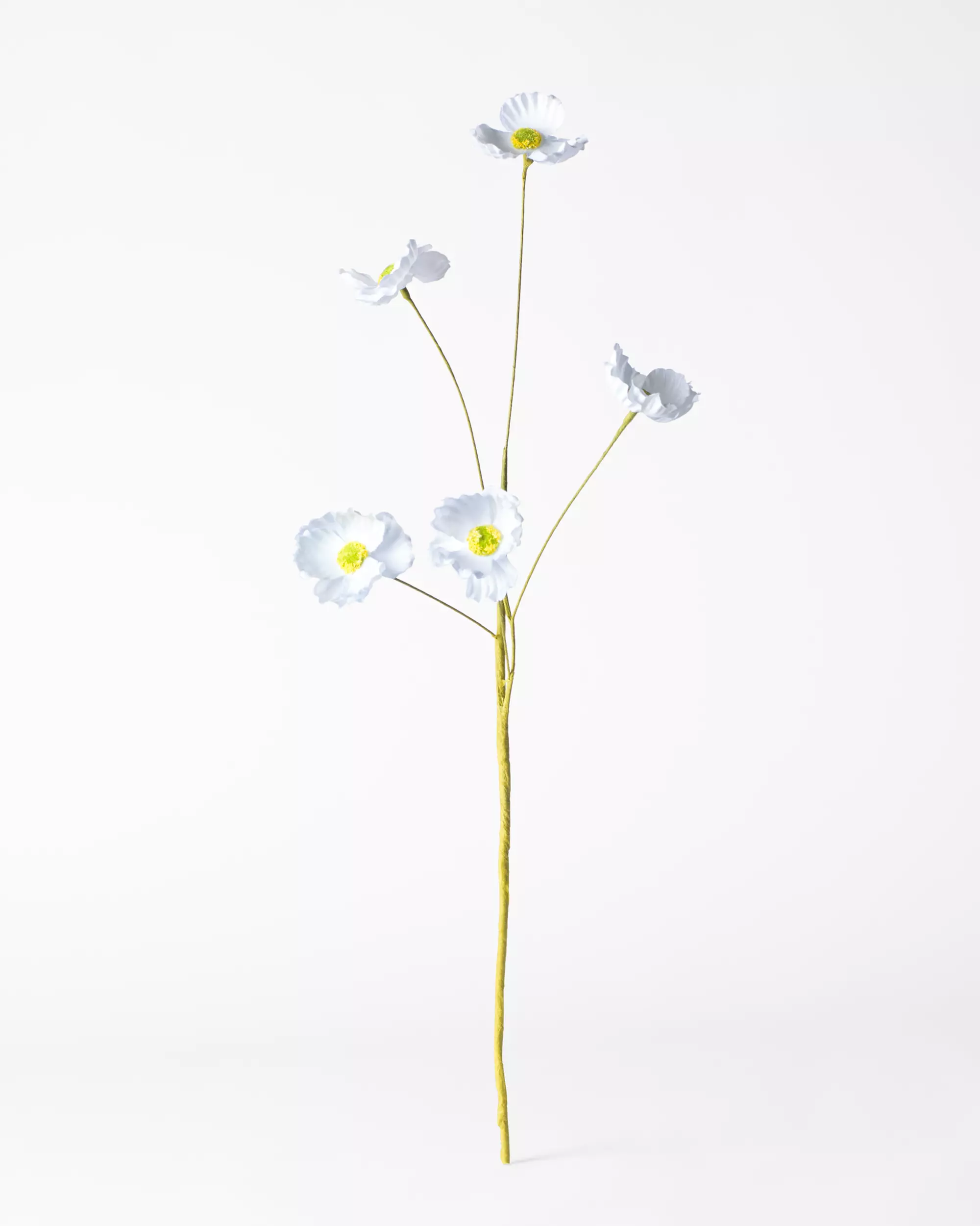 kunstbloem boterbloem 55cm blauw