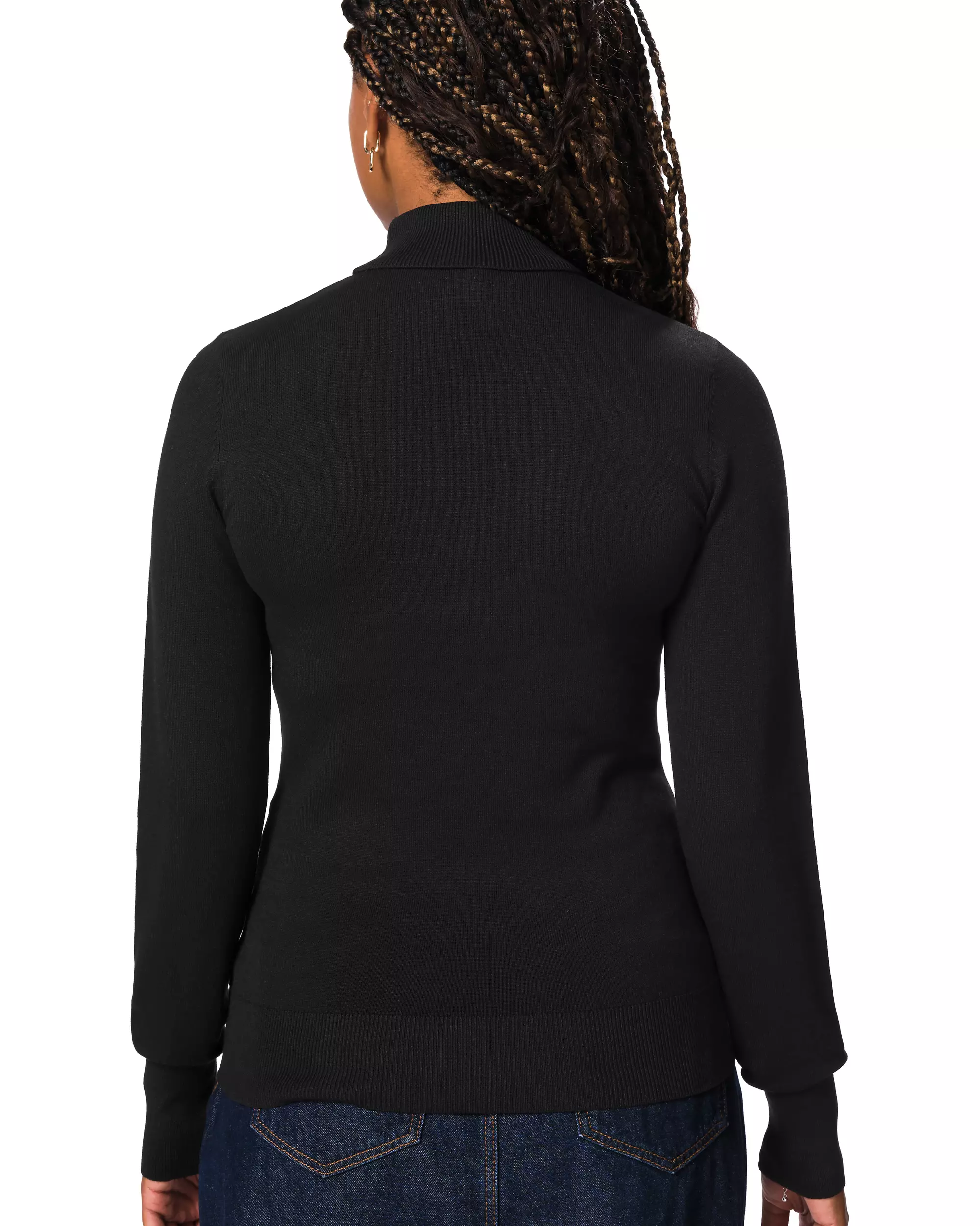 pull col roulé femme