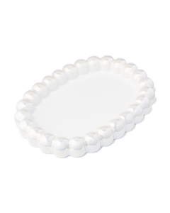 plat de service 25,5 x 19 x 3 cm perle