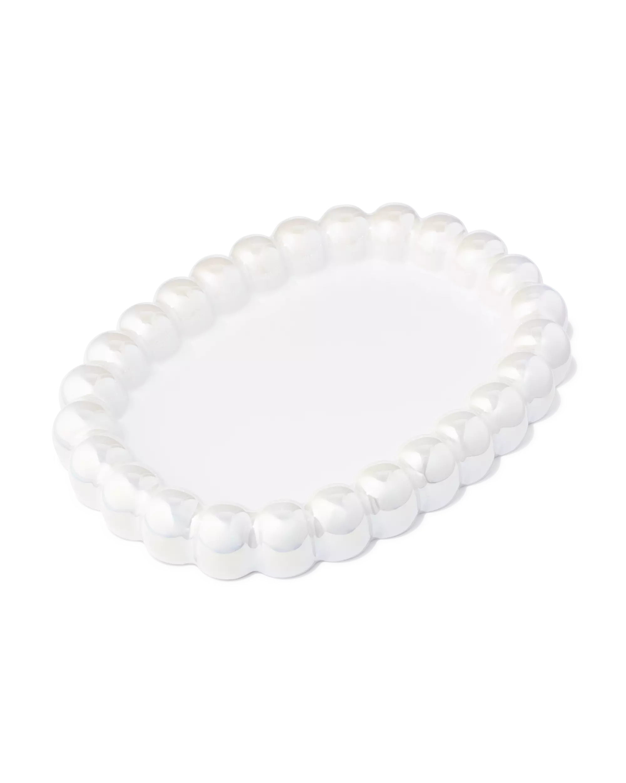 plat de service 25,5 x 19 x 3 cm perle
