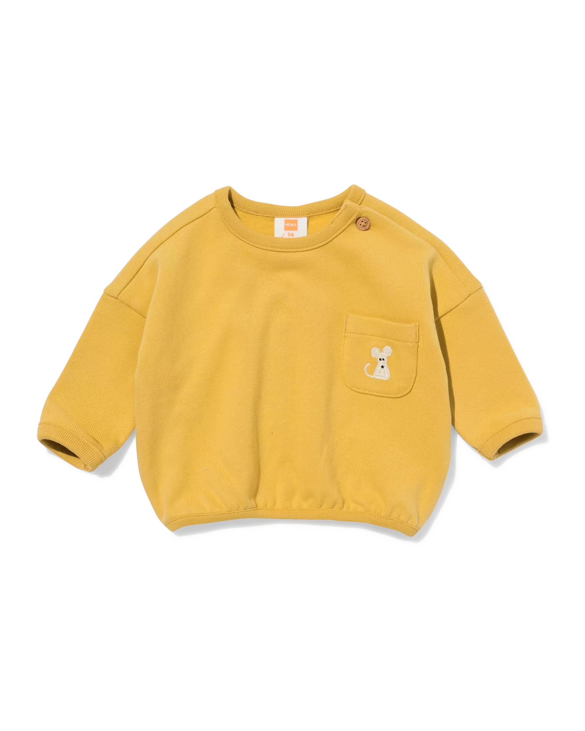 babytrui sweatstof muizen