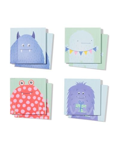 cahiers de coloriage &agrave; distribuer monstres - 8 pi&egrave;ces - 14250404 - HEMA