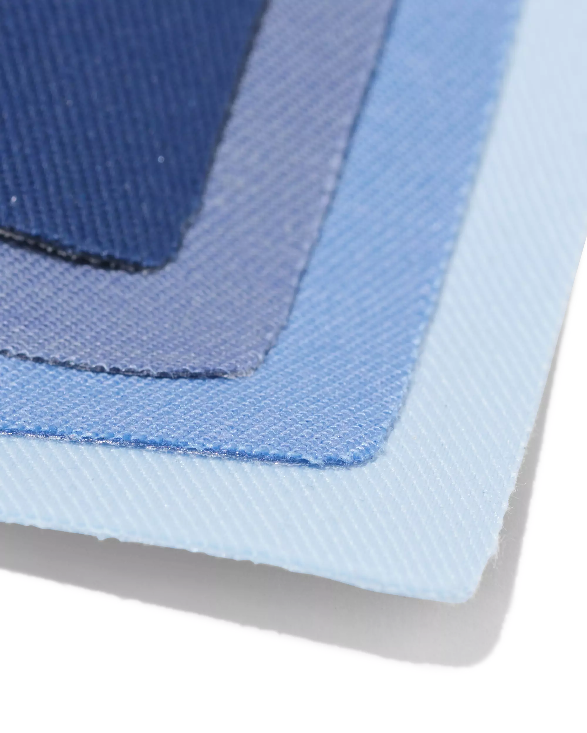 Reparaturflicken 19 × 12 cm, Denim, blau – 4 Stück