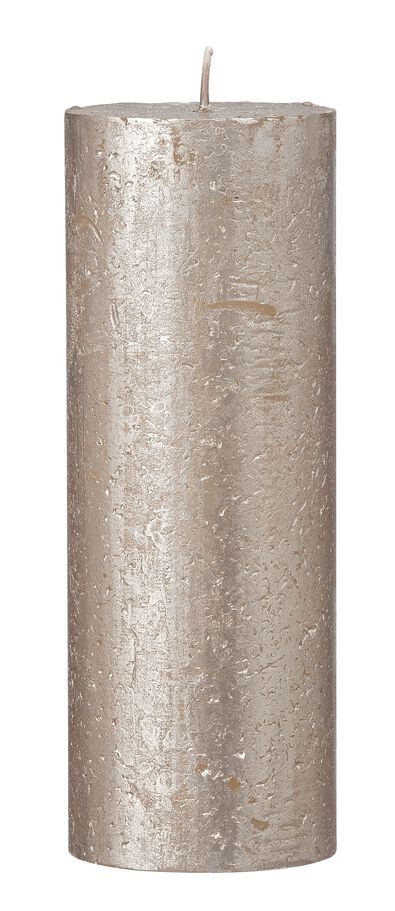 bougie rustique - 19x7 cm - champagne champagne 7 x 19 - 13503219 - HEMA