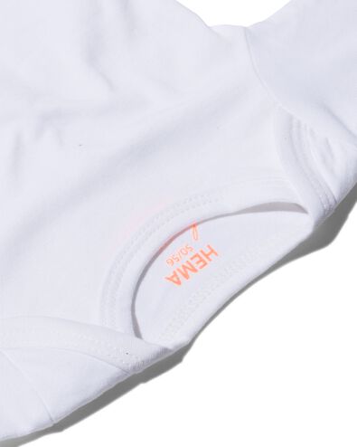 body &ndash; coton biologique stretch - 2 pi&egrave;ces blanc 50/56 - 33355111 - HEMA