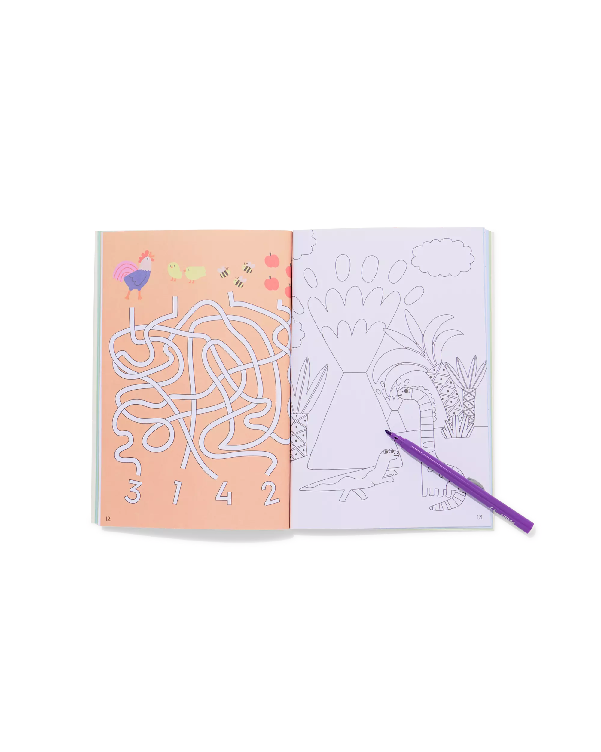 kleurboek doeboek A5