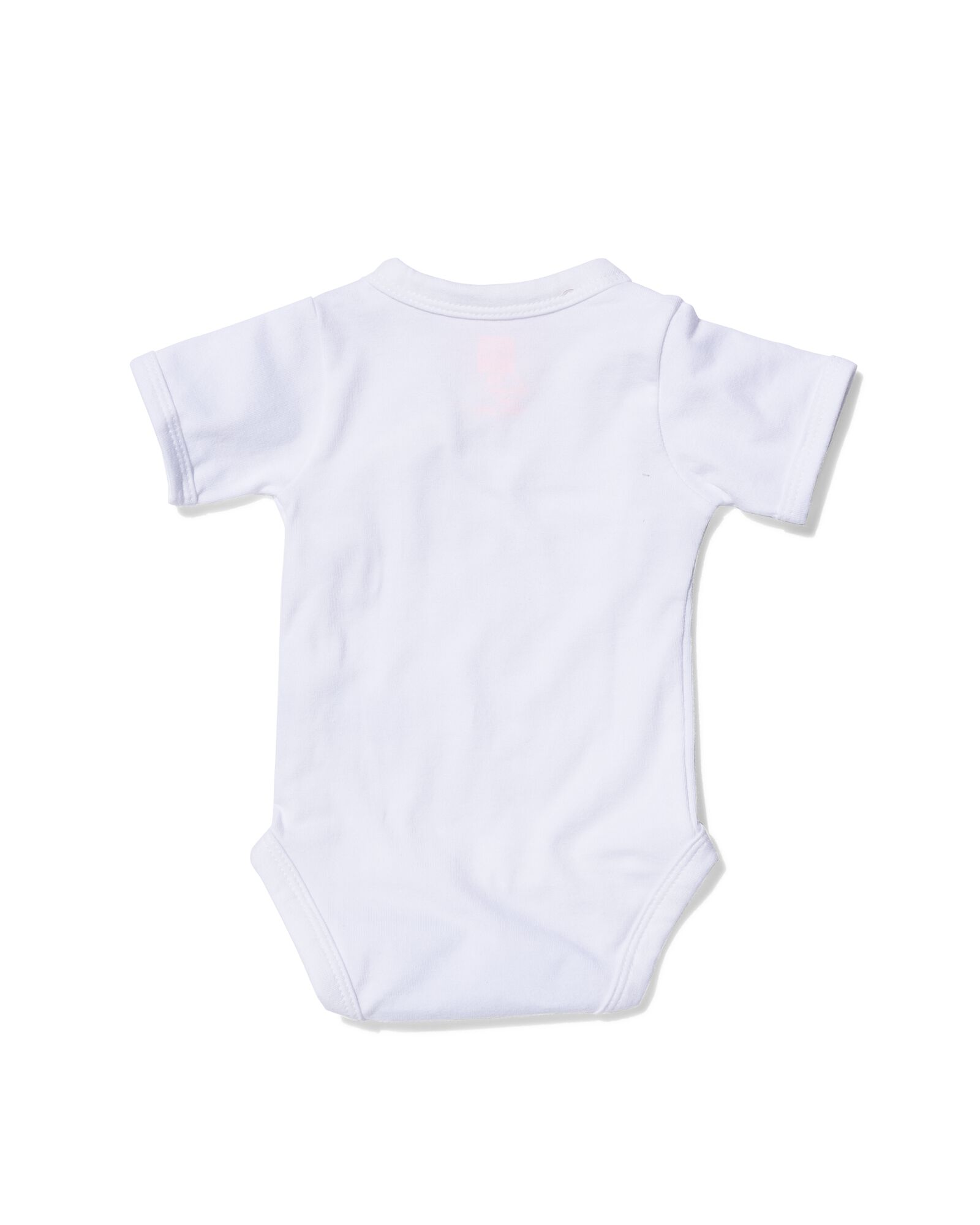 body crois&eacute; en coton biologique stretch - 2 pi&egrave;ces blanc 50 - 33374221 - HEMA