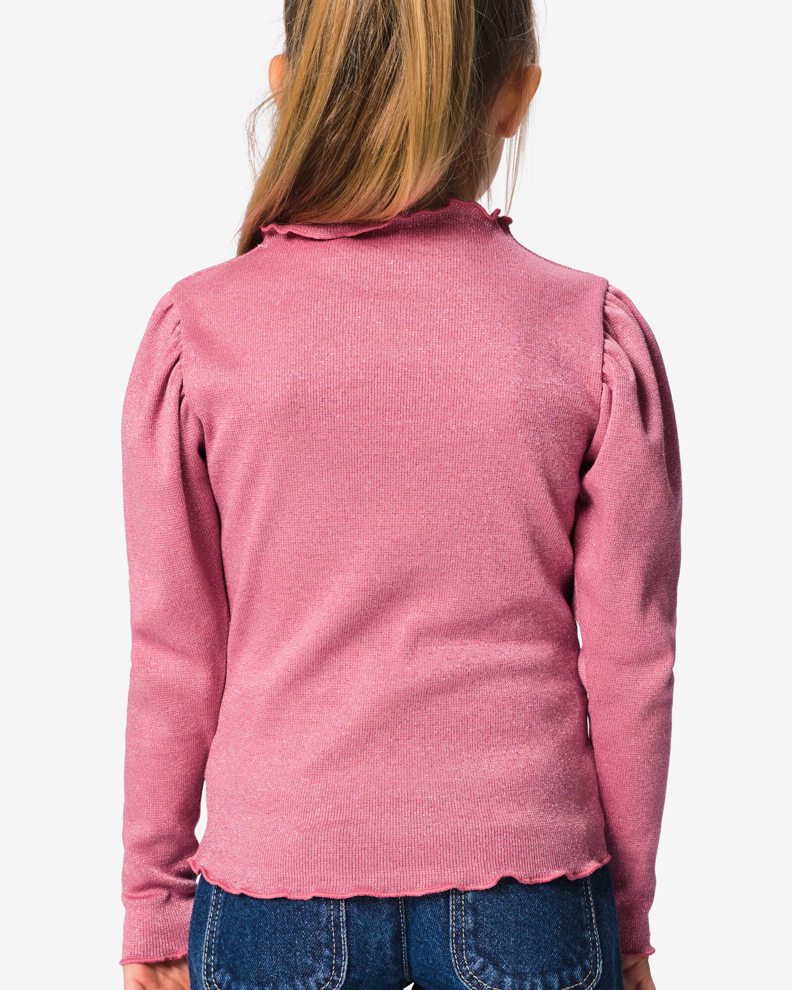 t-shirt enfant c&ocirc;tel&eacute; rose rose - 30889303PINK - HEMA