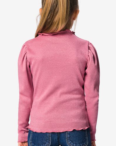 t-shirt enfant c&ocirc;tel&eacute; rose rose - 30889303PINK - HEMA