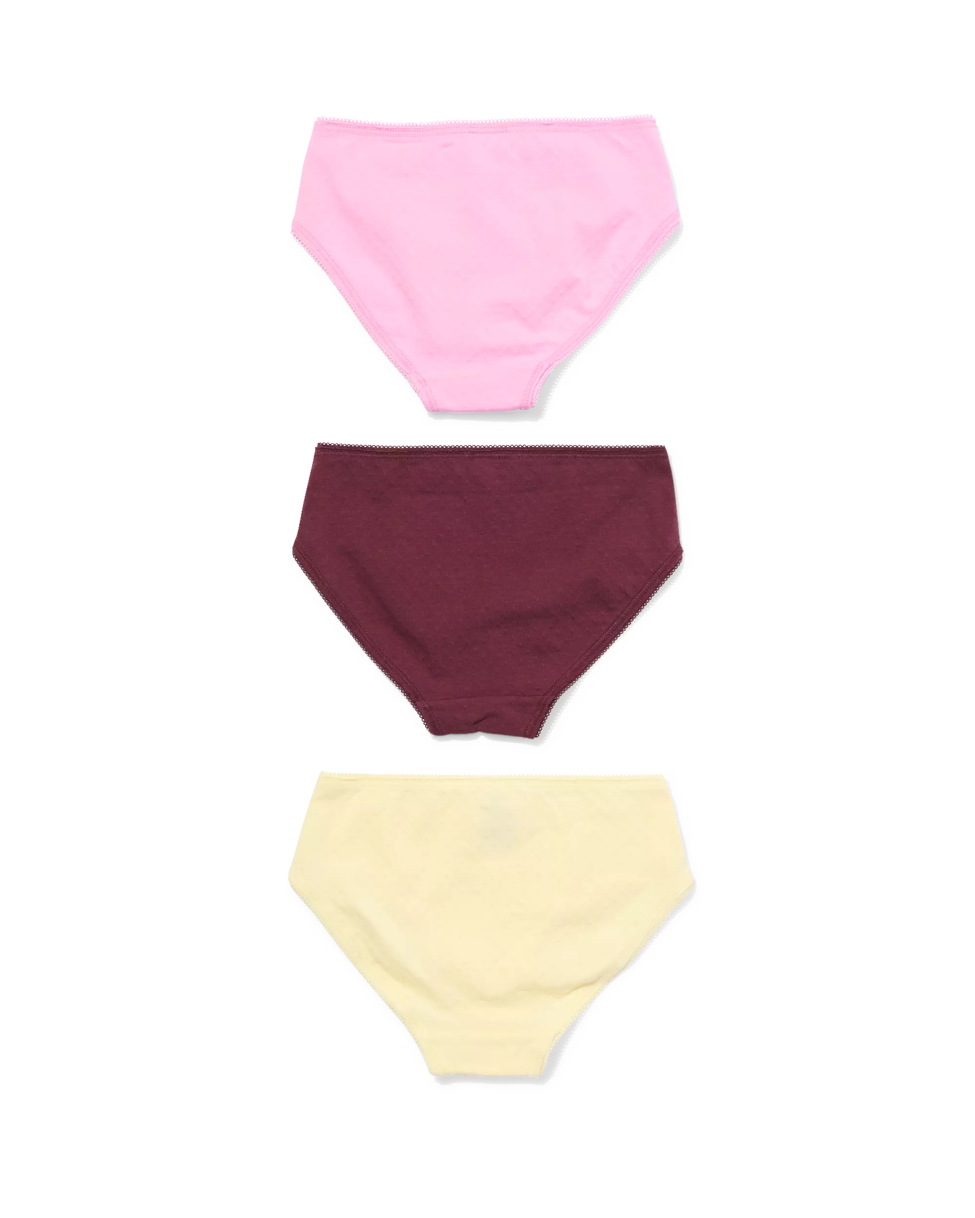 slips enfant uni coton - lot de 3