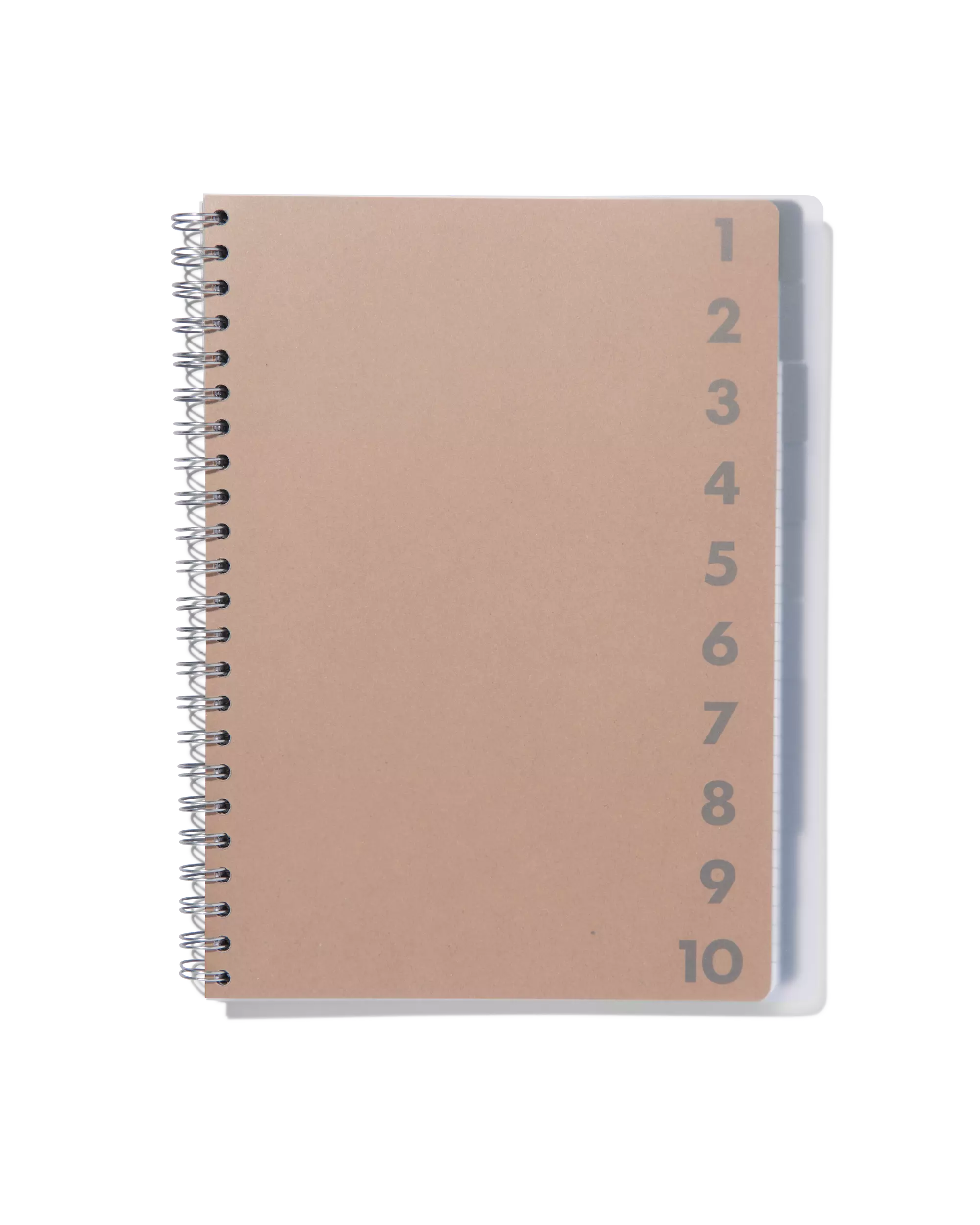 cahier à spirale 10-en-1 - A4 - kraft