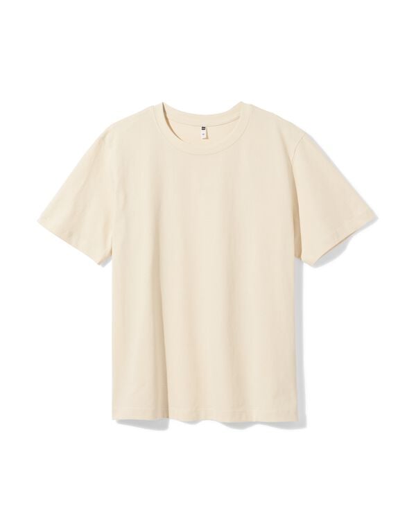 dames T-shirt regular fit wit wit - 36311360WHITE - HEMA
