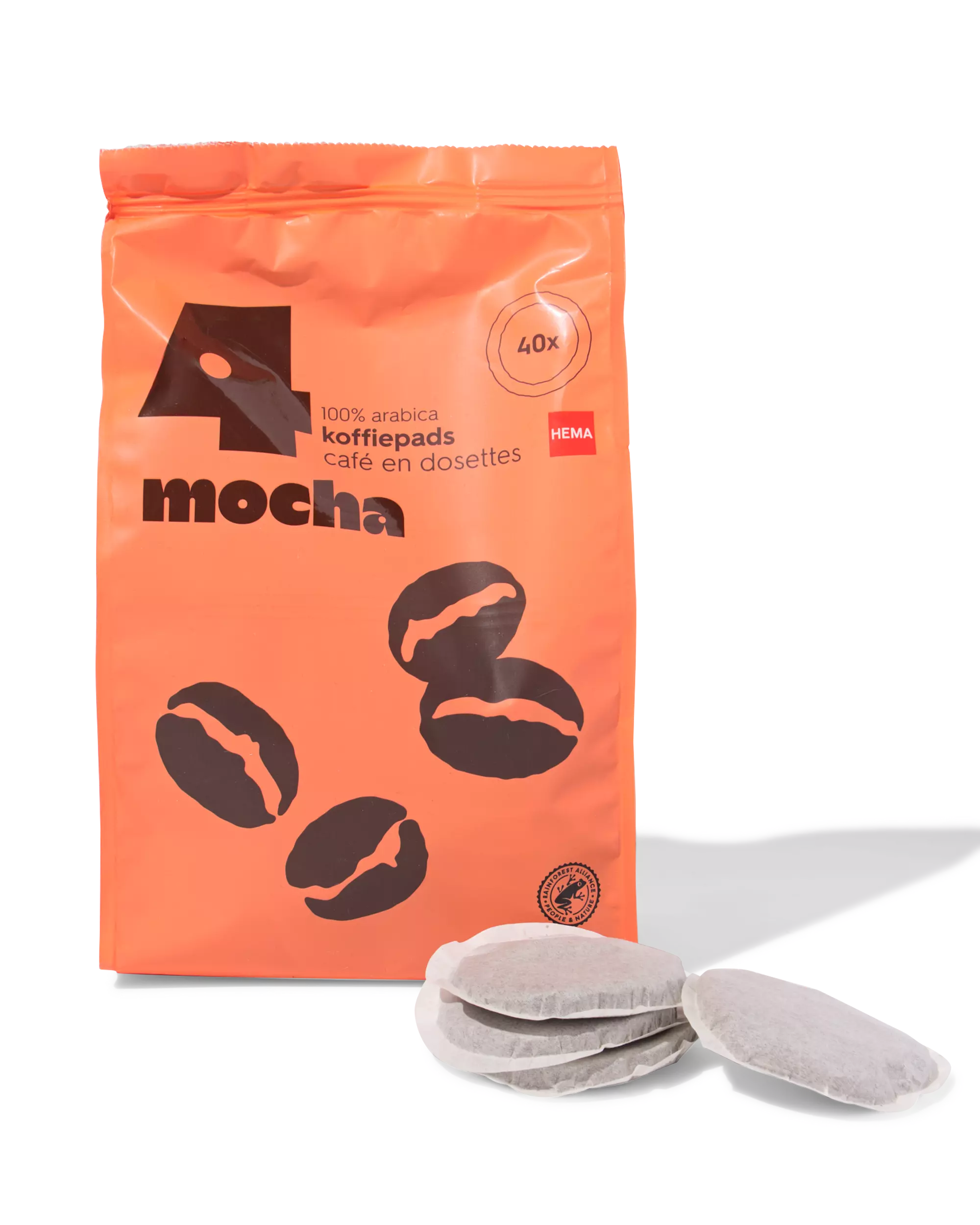dosettes de café moka - lot de 40