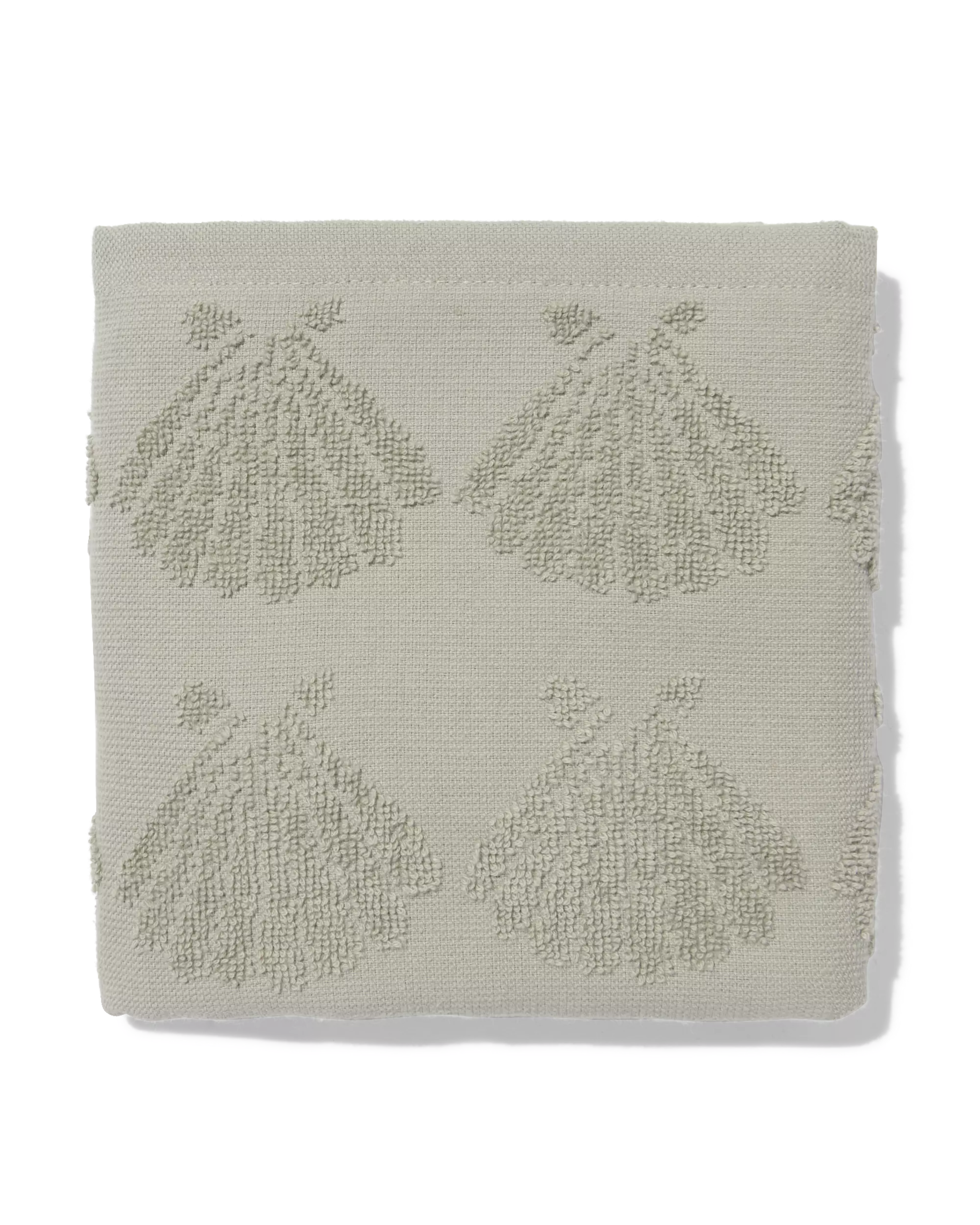 essuie-mains 50x50cm coton coquillage