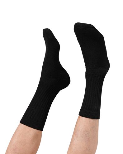 5 paires de chaussettes de sport homme noir noir - 4180010BLACK - HEMA