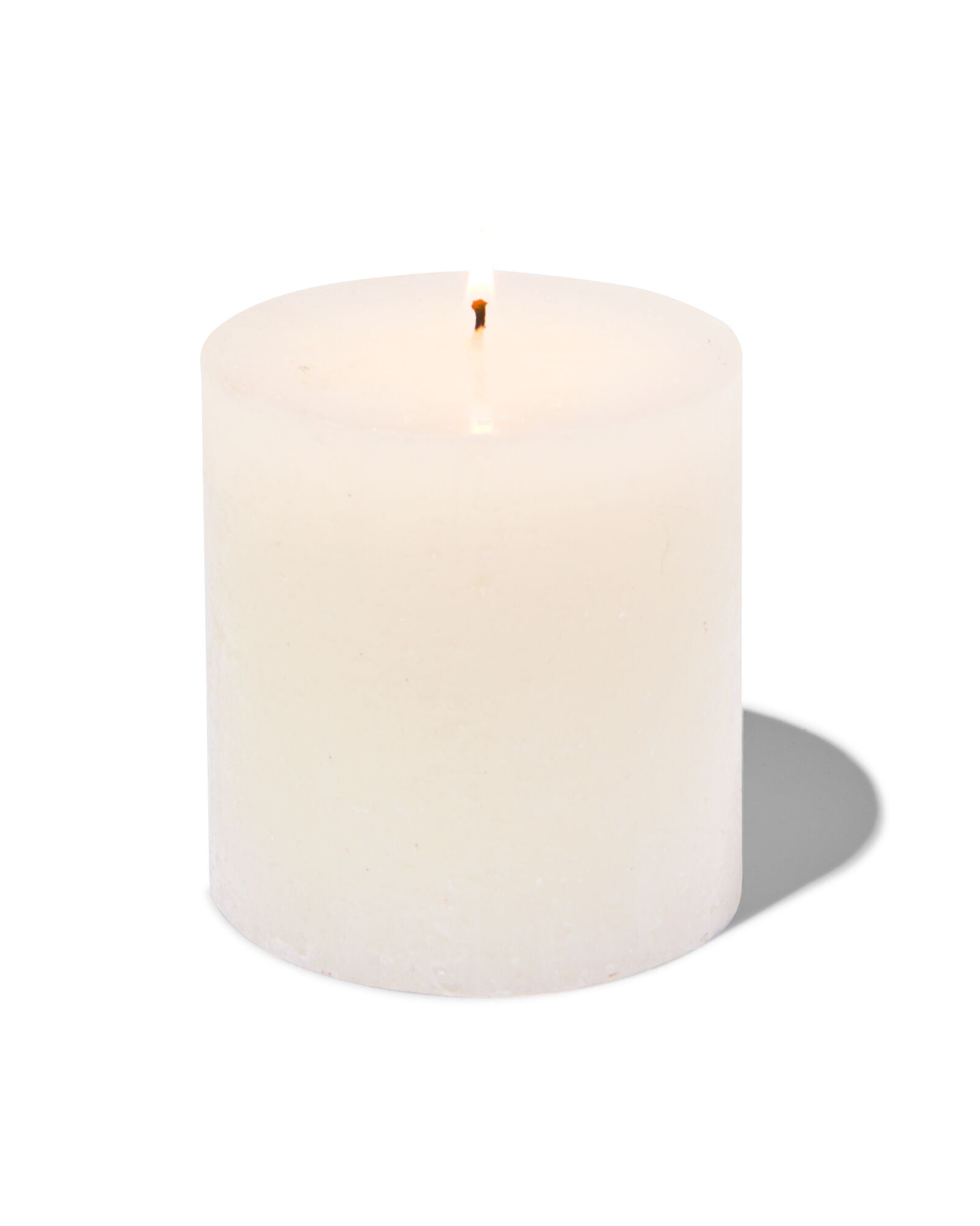 bougie rustique &Oslash;10x10 cm ivoire ivoire 10 x 10 - 13503163 - HEMA