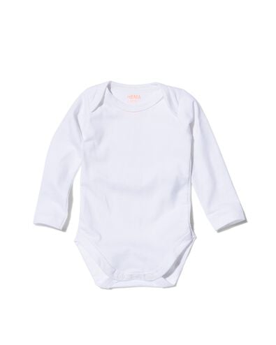 body &ndash; coton biologique stretch - 2 pi&egrave;ces blanc blanc - 33355110WHITE - HEMA