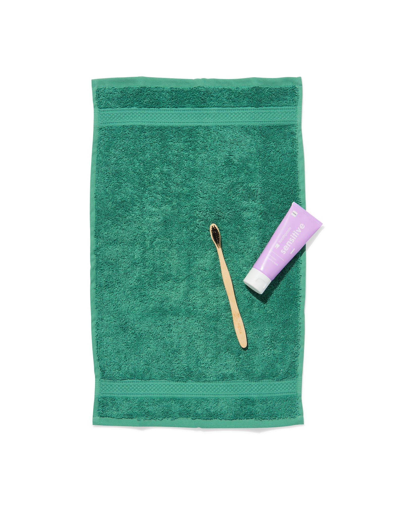 petite serviette 33x50cm qualit&eacute; &eacute;paisse vert moyen vert moyen petite serviette - 5282869 - HEMA
