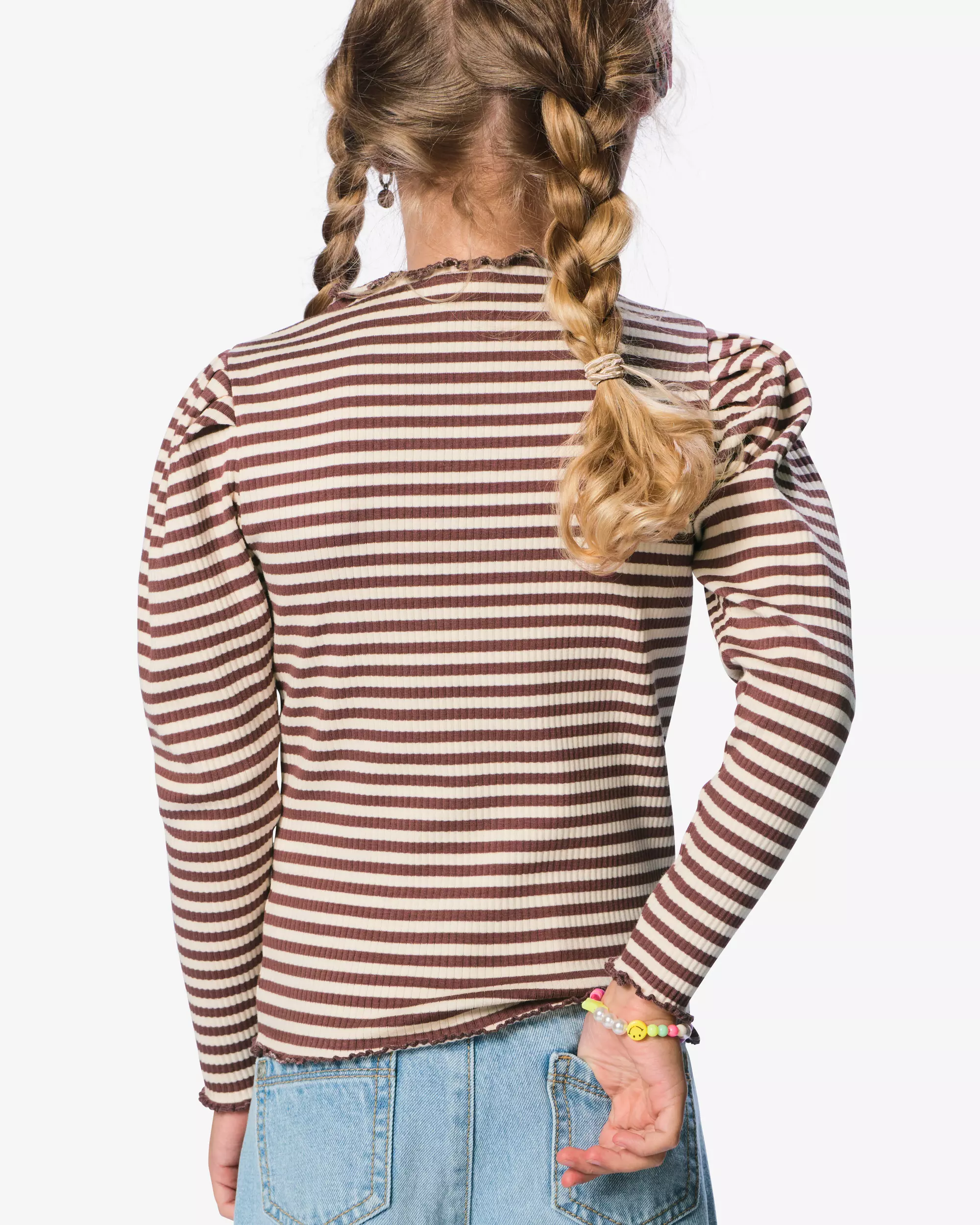 t-shirt enfant côtelé rayures