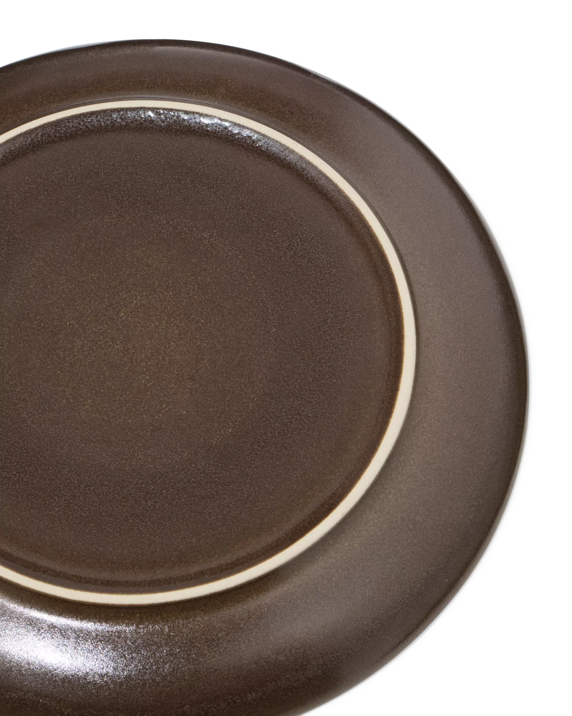 dinerbord Ø26cm Puur aardewerk donkerbruin