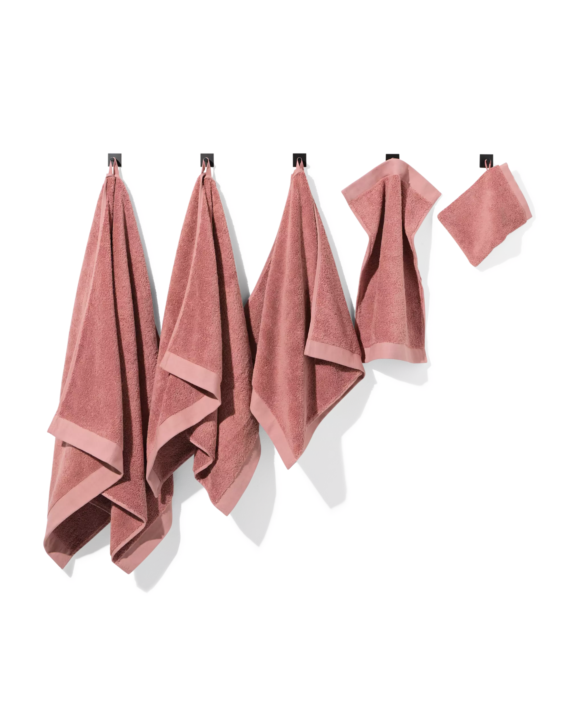petite serviette 33x50 qualité hôtelière extra douce rose profond