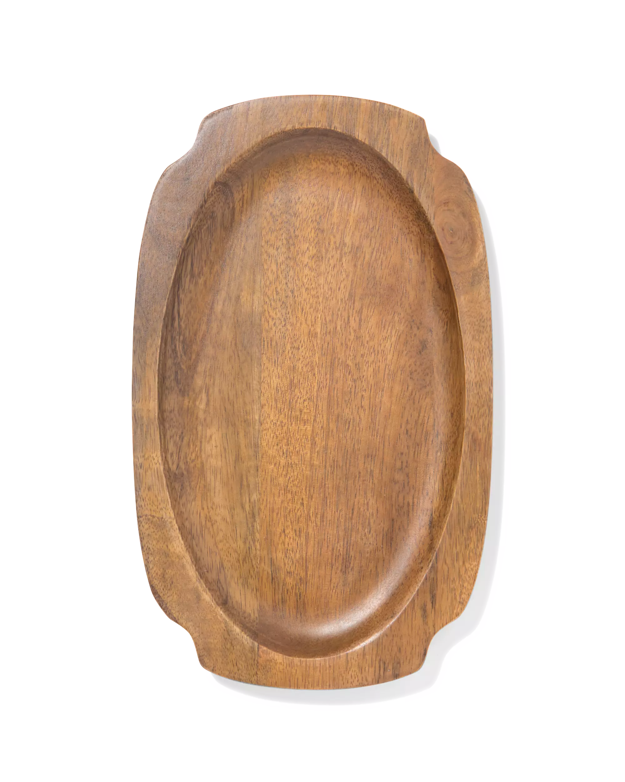 plat 28 x 17 x 2 cm bois de manguier
