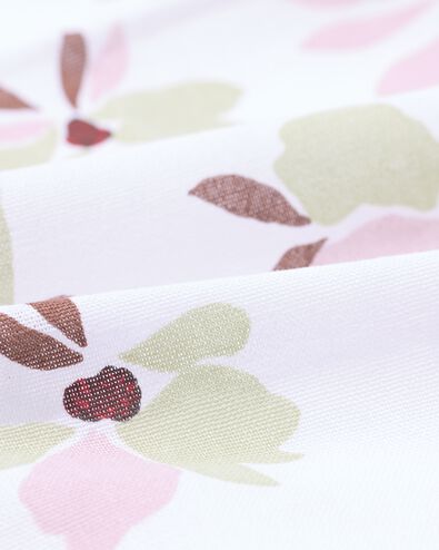 tafelkleed 140x240cm katoen bloemen roze-groen - 5300151 - HEMA