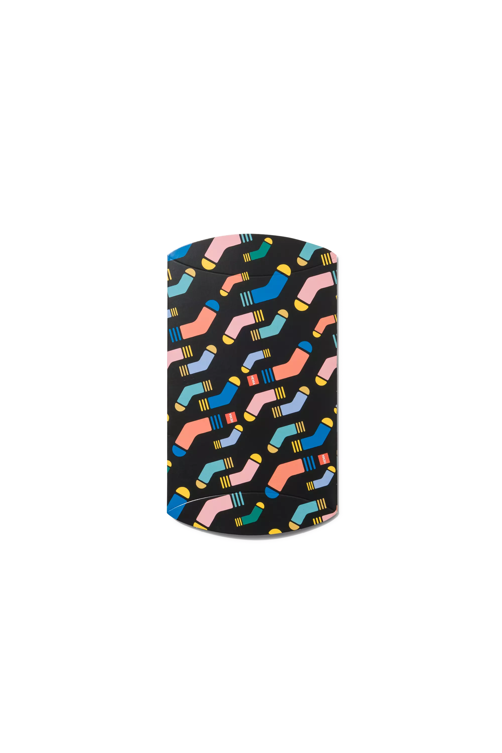Socken-Versandschachtel, 15 x 12 cm, schwarz