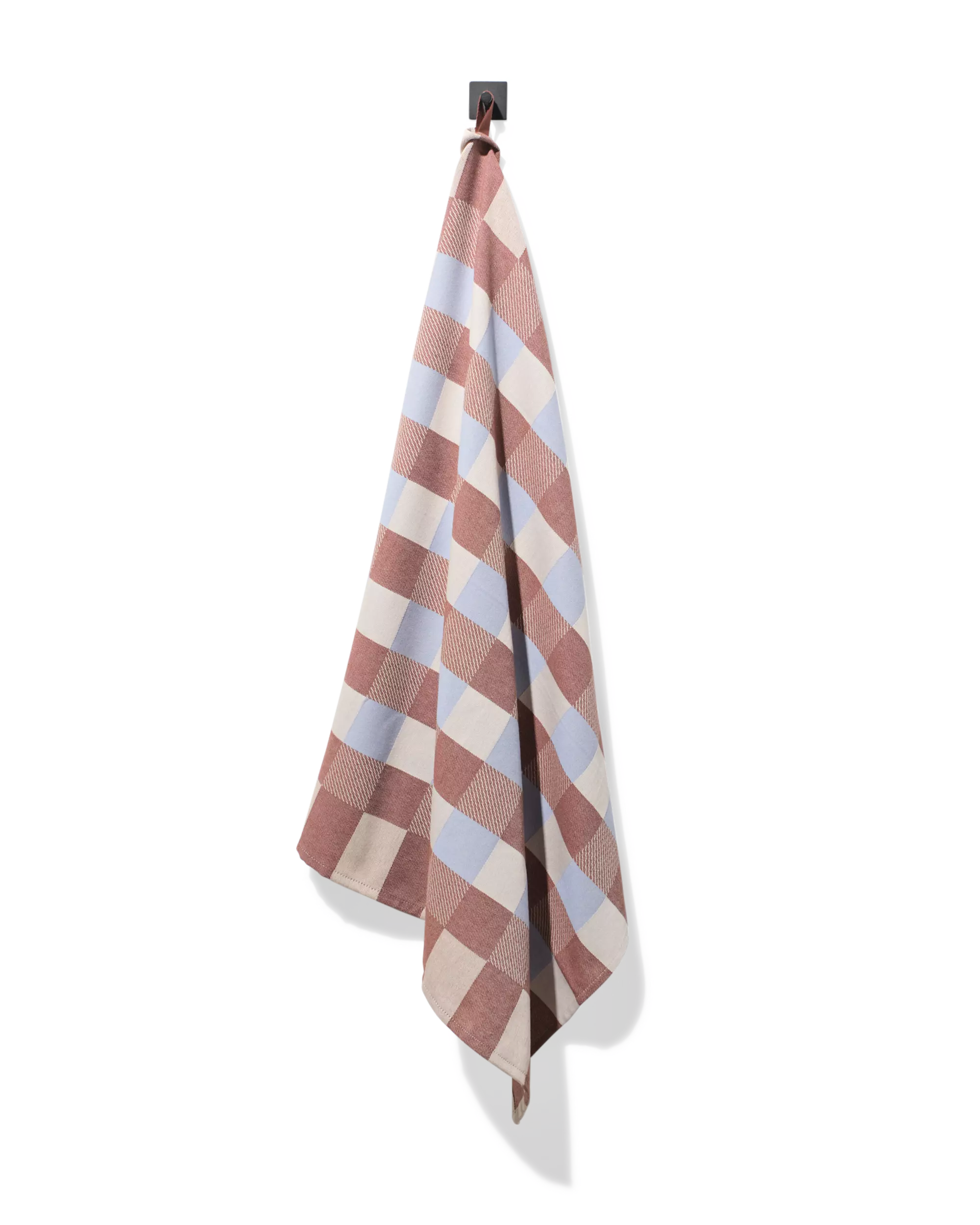torchon 65 x 65 cm coton carreaux