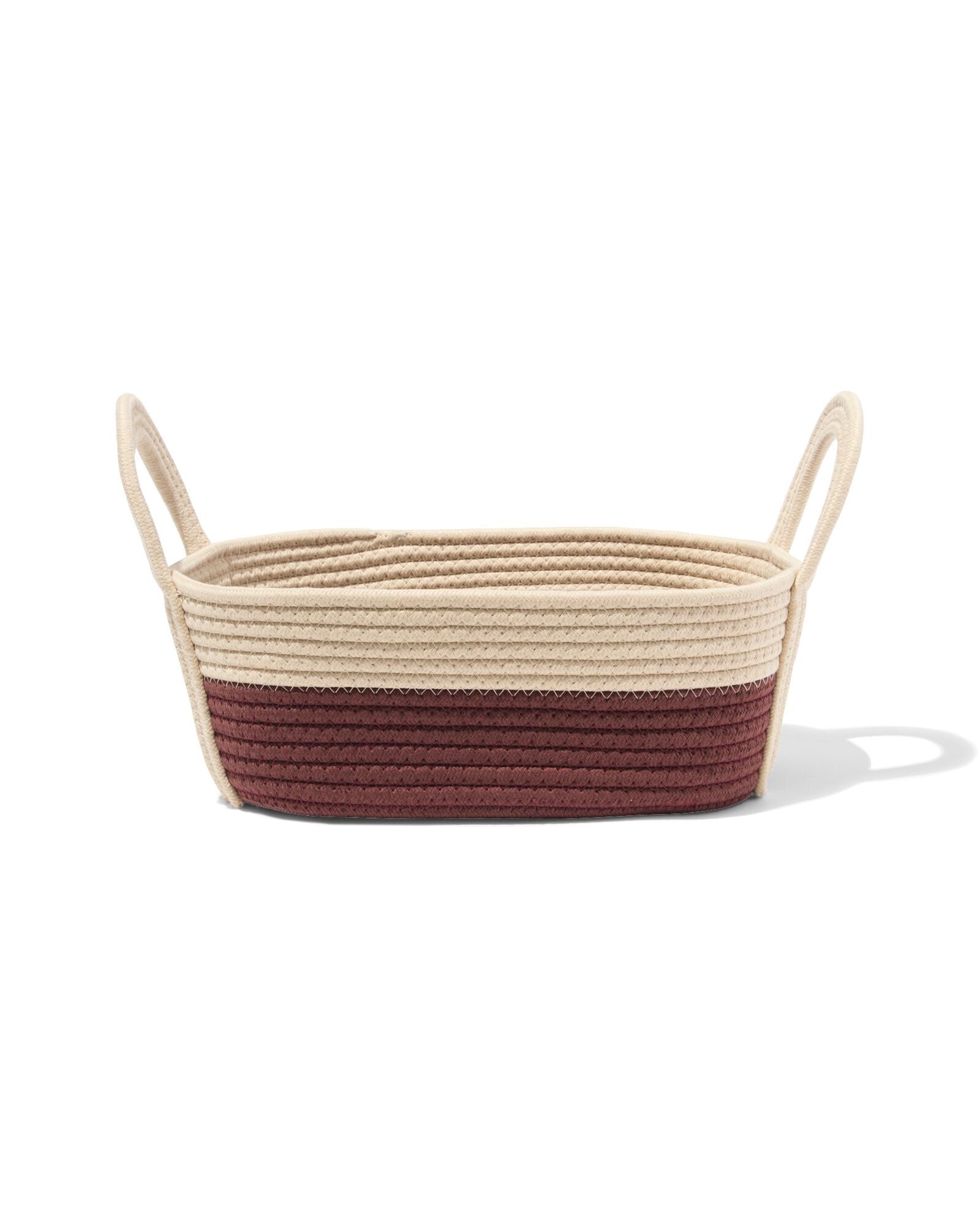Korb 34 x 13 cm, Seil, Beige - 39800047 - HEMA