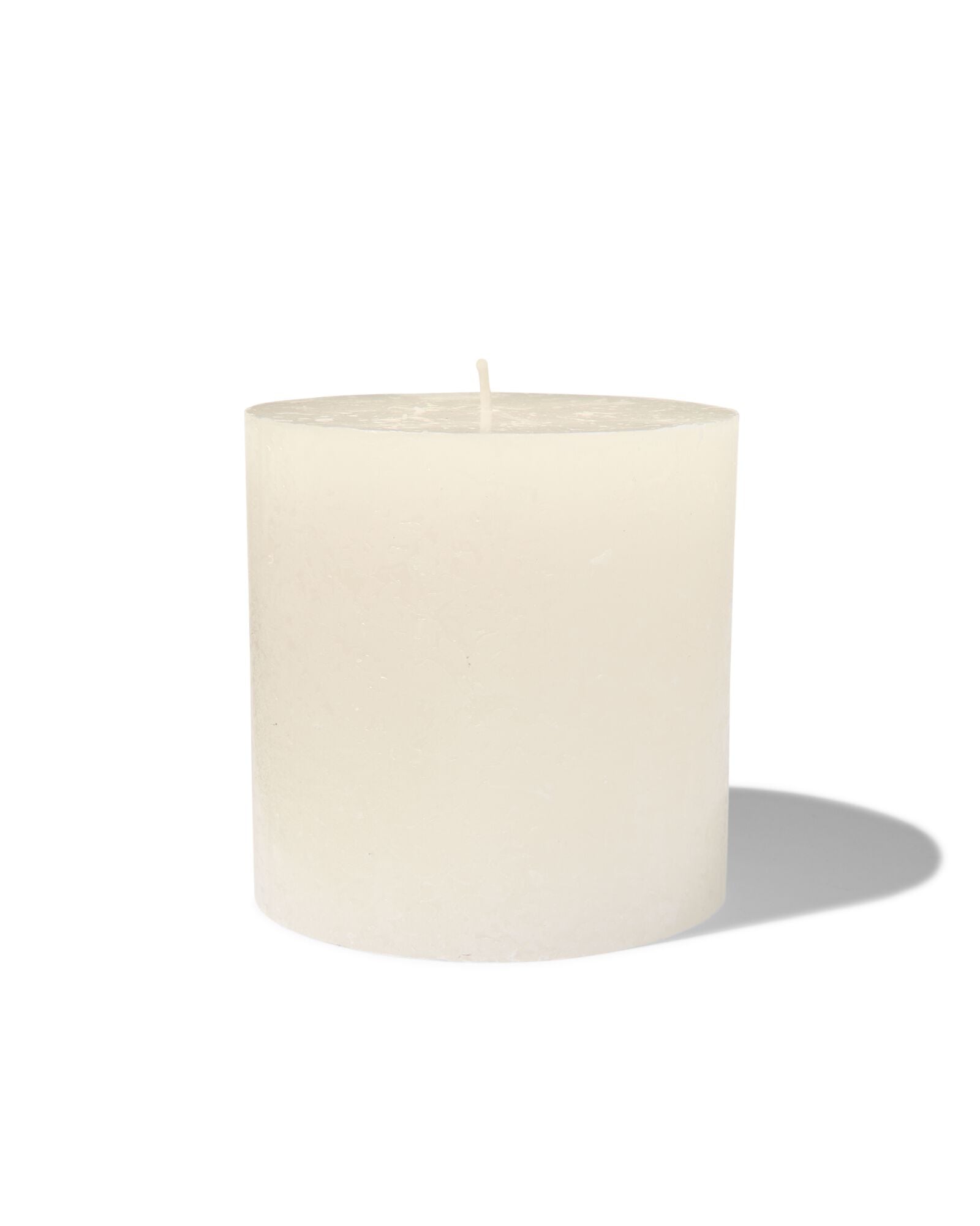 bougie rustique &Oslash;10x10 cm ivoire ivoire 10 x 10 - 13503163 - HEMA