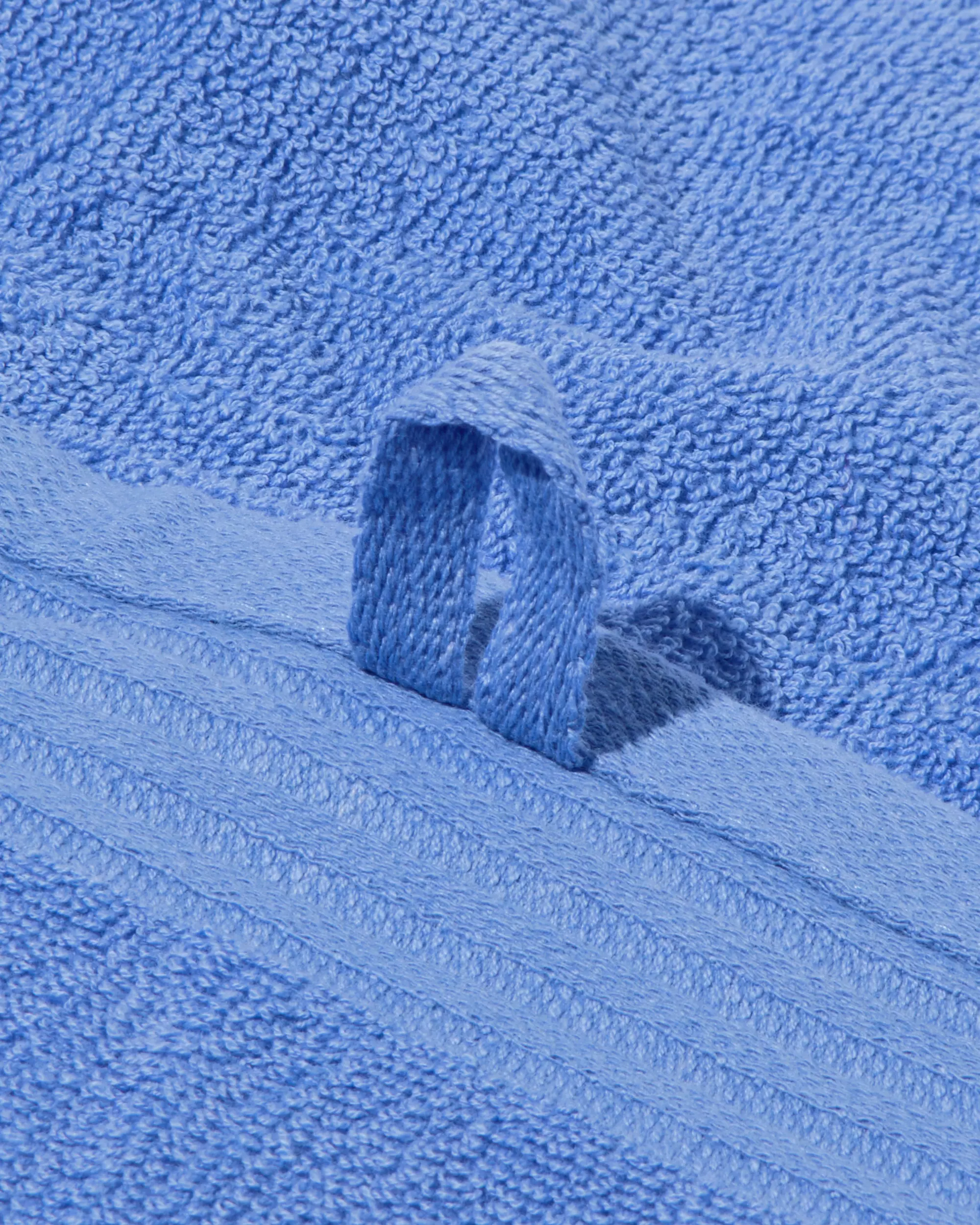 essuie-mains 50x50 coton bleu