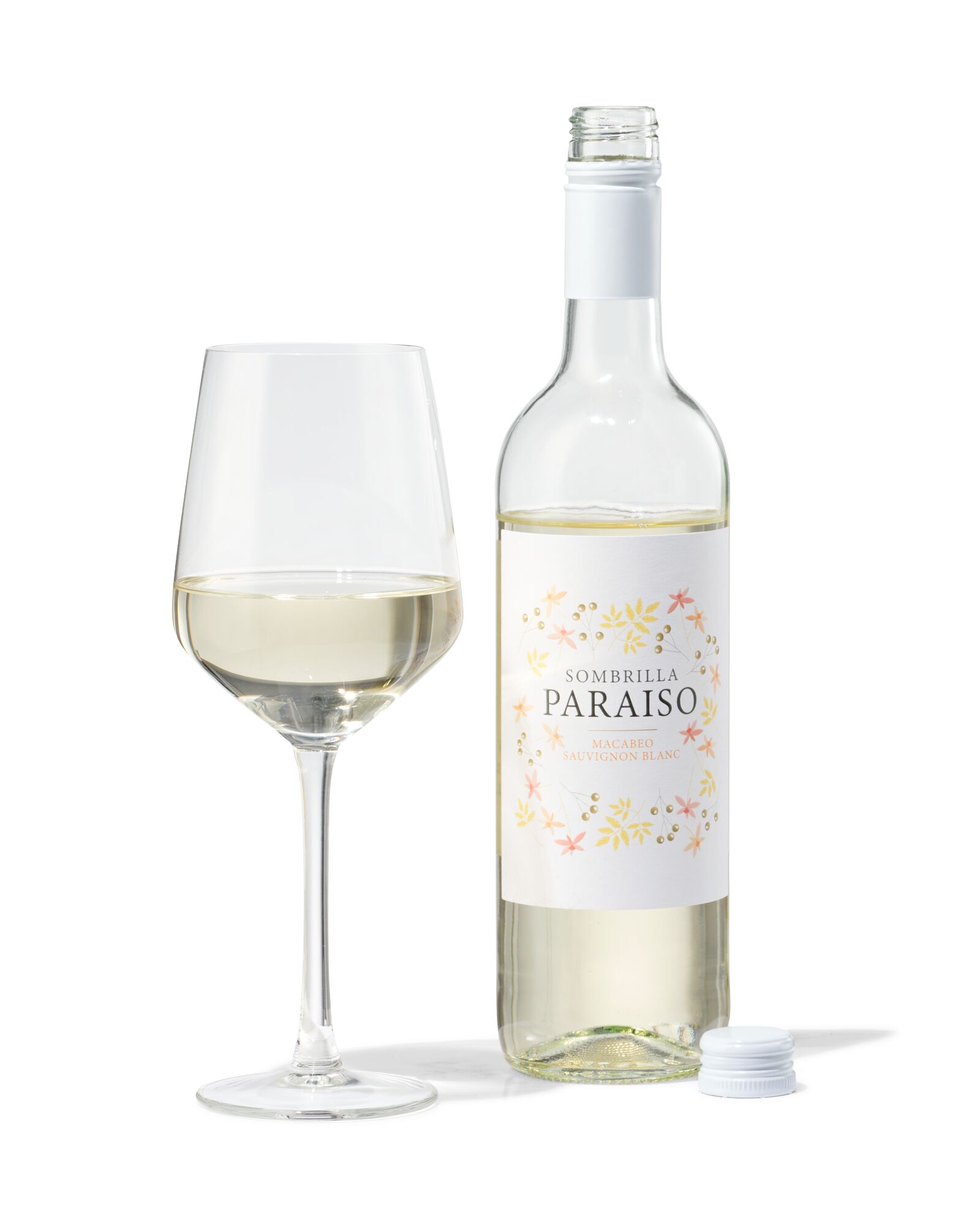 Sombrilla Paraiso macabeo sauvignon blanc 0,75L - 17370024 - HEMA