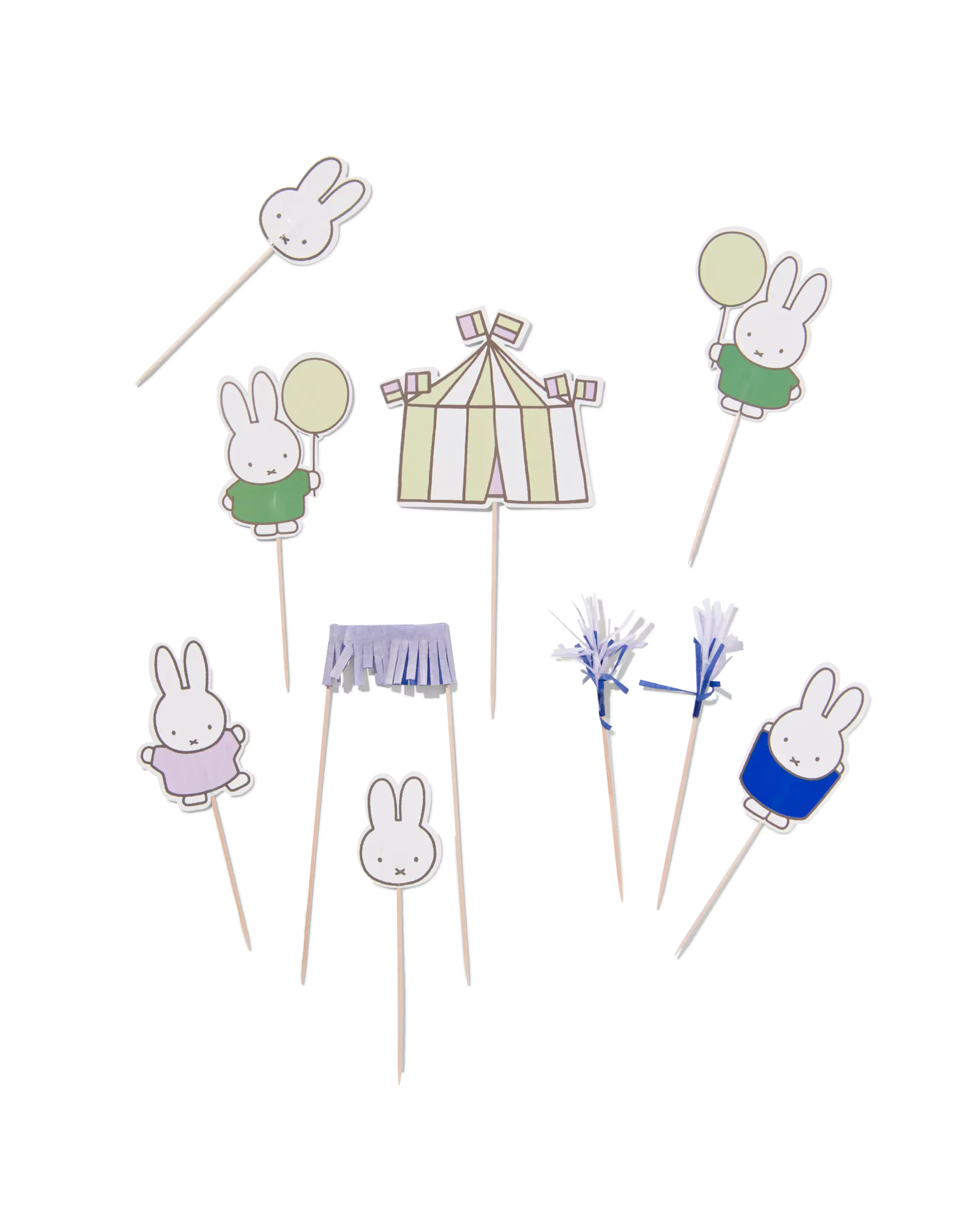 10-teilige Kuchendeko, Miffy