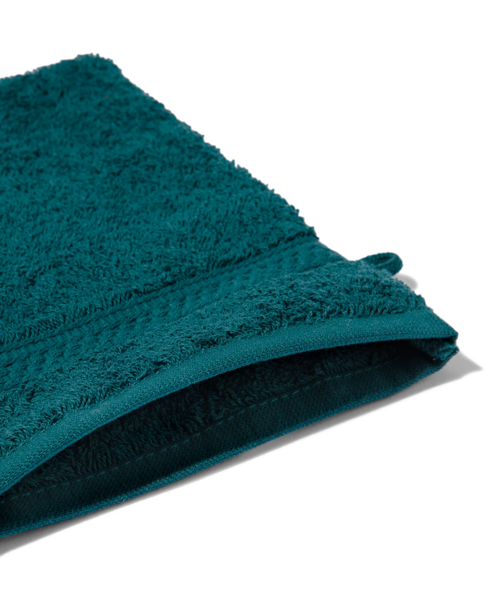 gant de toilette - qualit&eacute; &eacute;paisse - vert fonc&eacute; - 5220016 - HEMA