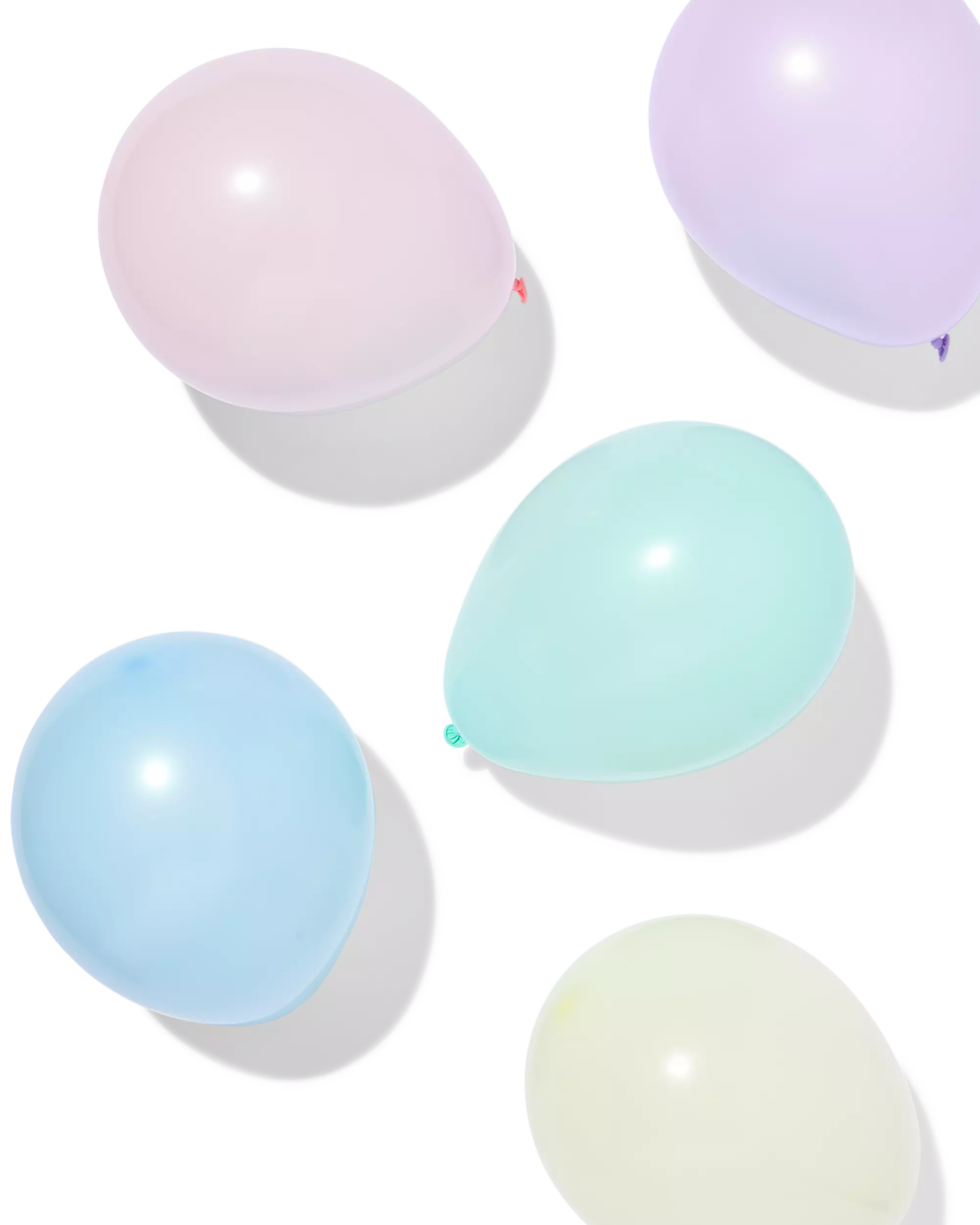 Luftballons 23 cm, pastellfarben – 10 Stück