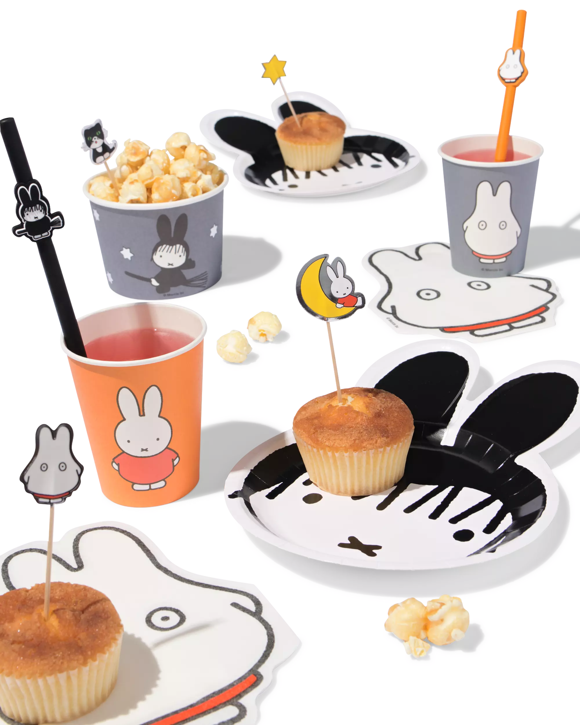 gobelets miffy 250 ml papier Halloween - 8 pièces